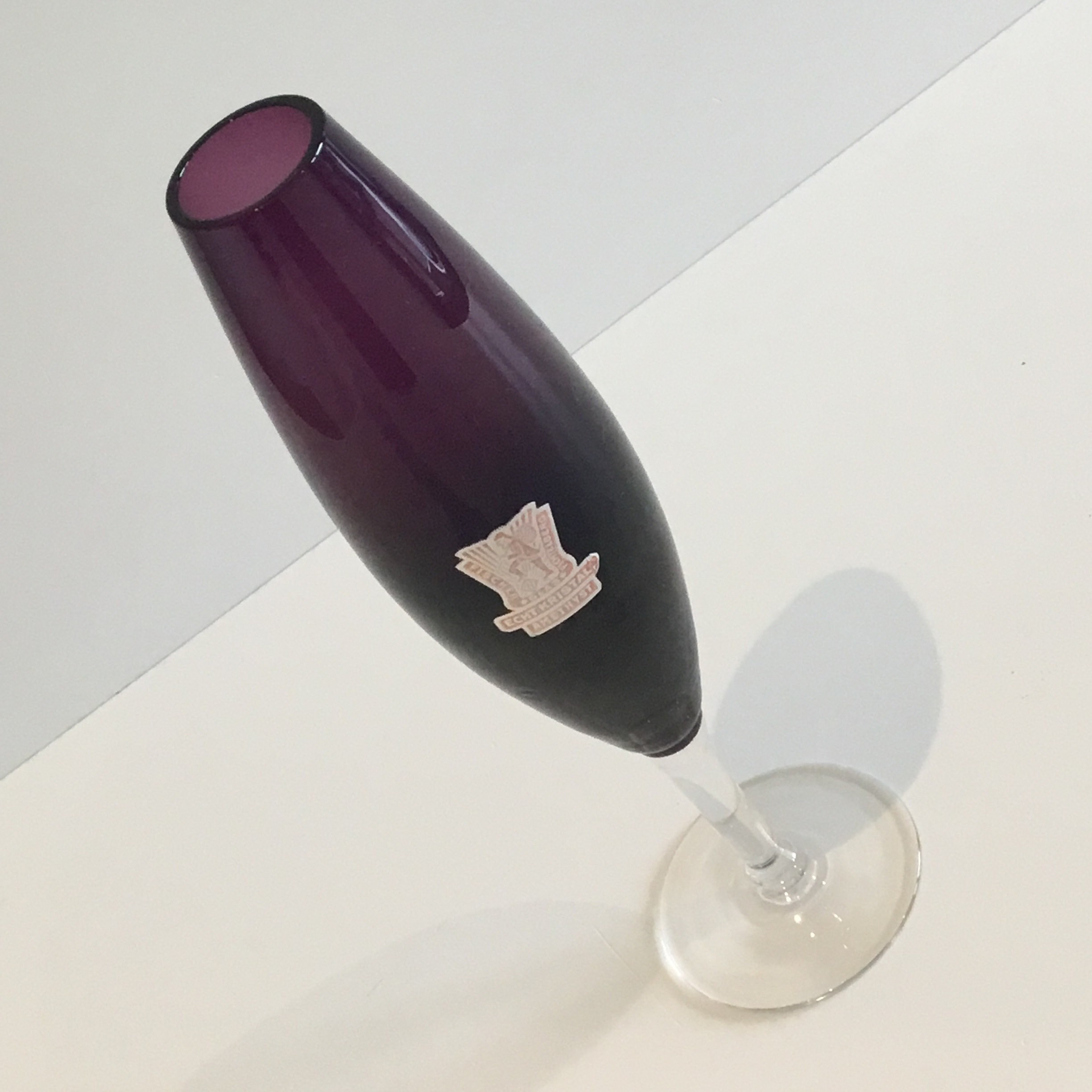 Vintage German Vase – Amethyst Crystal by Fischer (1940s, West Germany) — photo 5 of 8