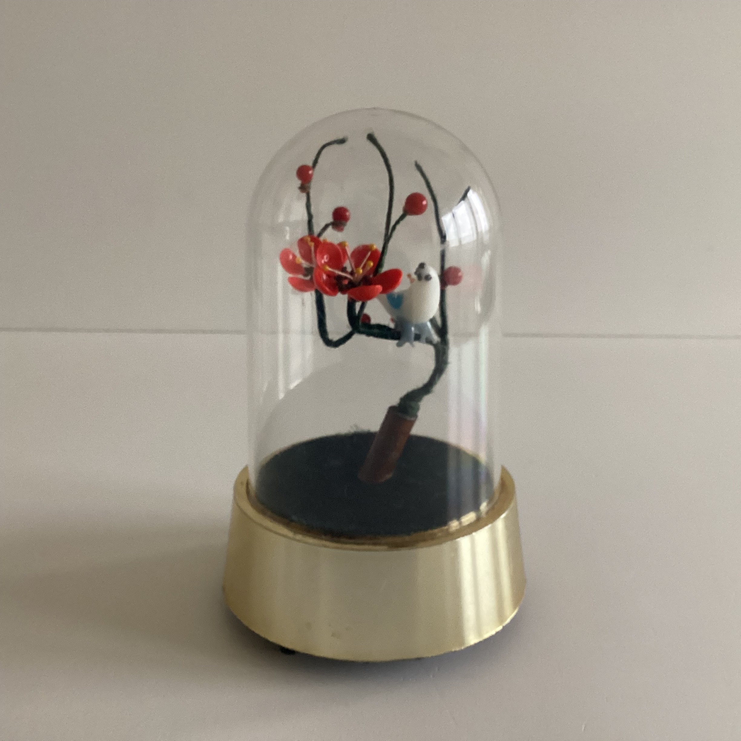 Vintage Bird Dome – Battery Operated Chirping Toy, Made in Japan (1960s) — photo 2 of 8