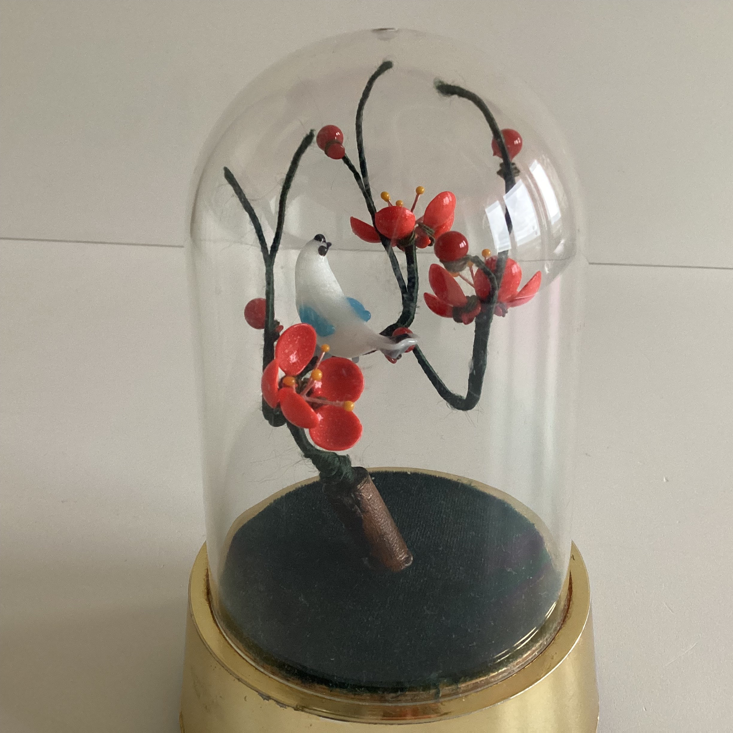Vintage Bird Dome – Battery Operated Chirping Toy, Made in Japan (1960s) — photo 5 of 8