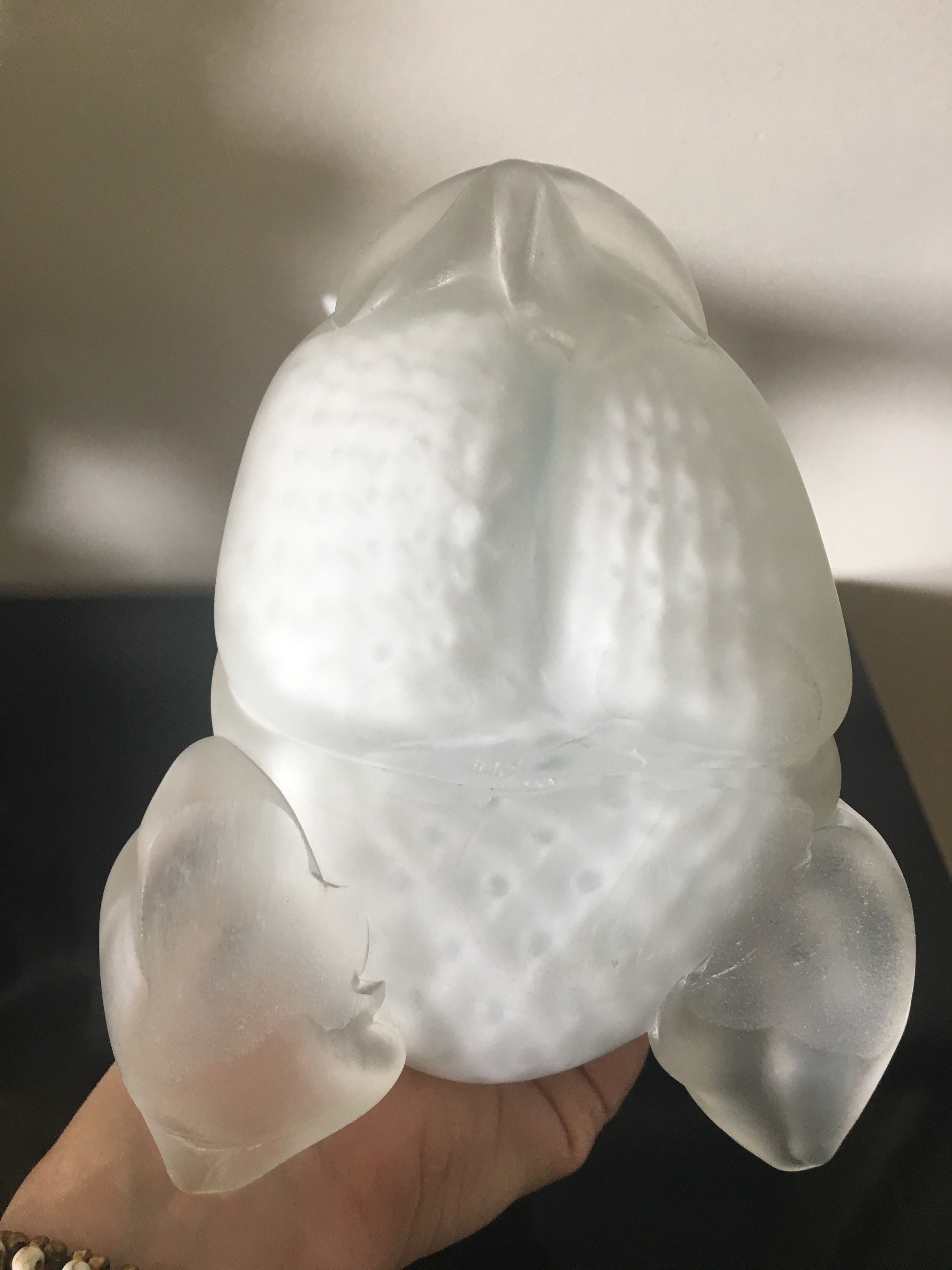 Vintage Glass White Fish Murano Italy (1930s) Art Deco — photo 6 of 6