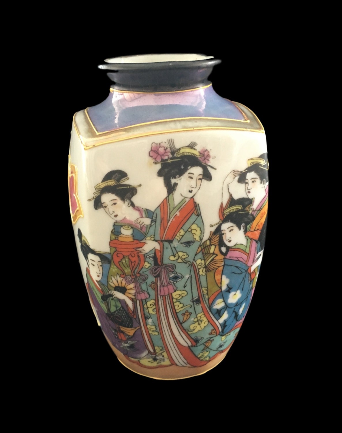 Porcelain Vase Japanese Art Deco (1920s) Collectible — photo 3 of 6