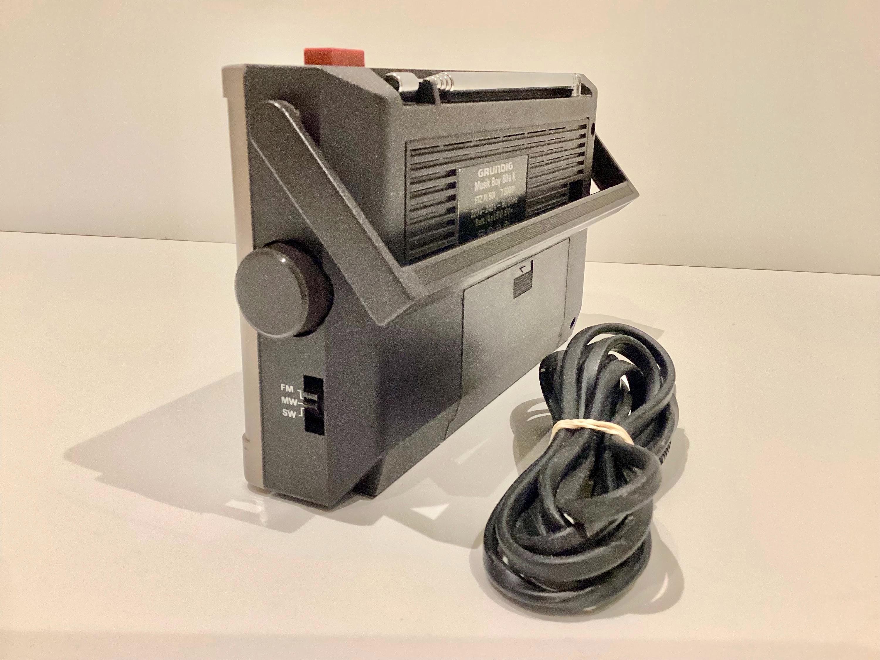 Vintage  Radio Grundig Music Boy 60 (1983), Made in Germany, Portable Working, Collectible — photo 9 of 9