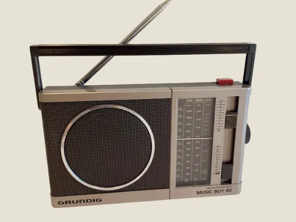 Vintage  Radio Grundig Music Boy 60 (1983), Made in Germany, Portable Working, Collectible