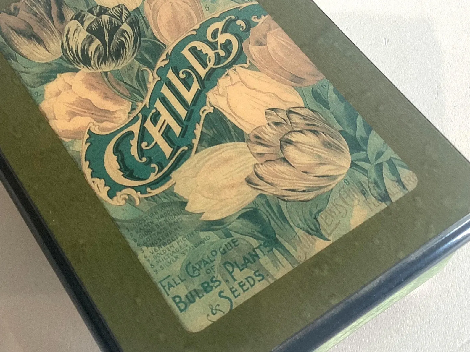 Vintage Music Box Reuge Swiss Chopin Tristesse 1980s Green Lacquered Wood — photo 8 of 11