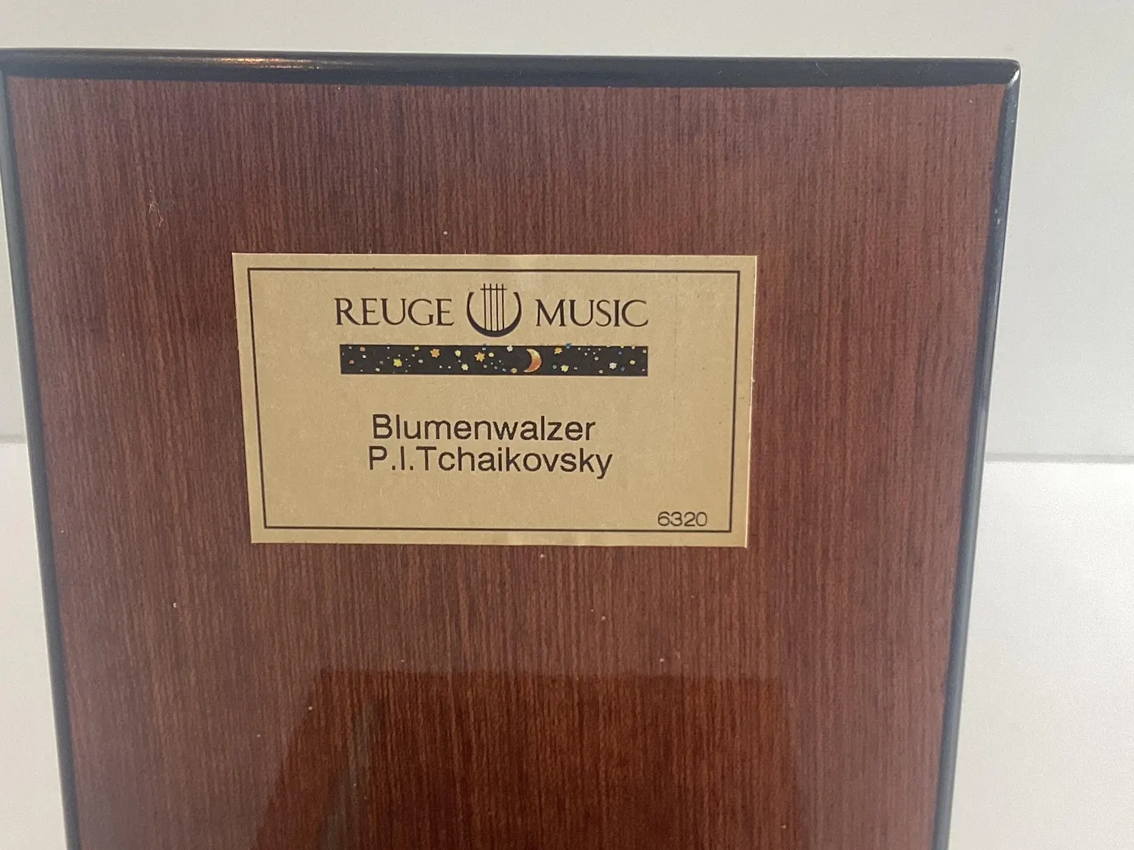 Vintage Music Box Reuge Swiss Chopin Tristesse 1980s Green Lacquered Wood — photo 9 of 11