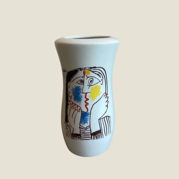 Picasso Porcelain Vase | 1962 MMI Officially Licensed Product by Tognana