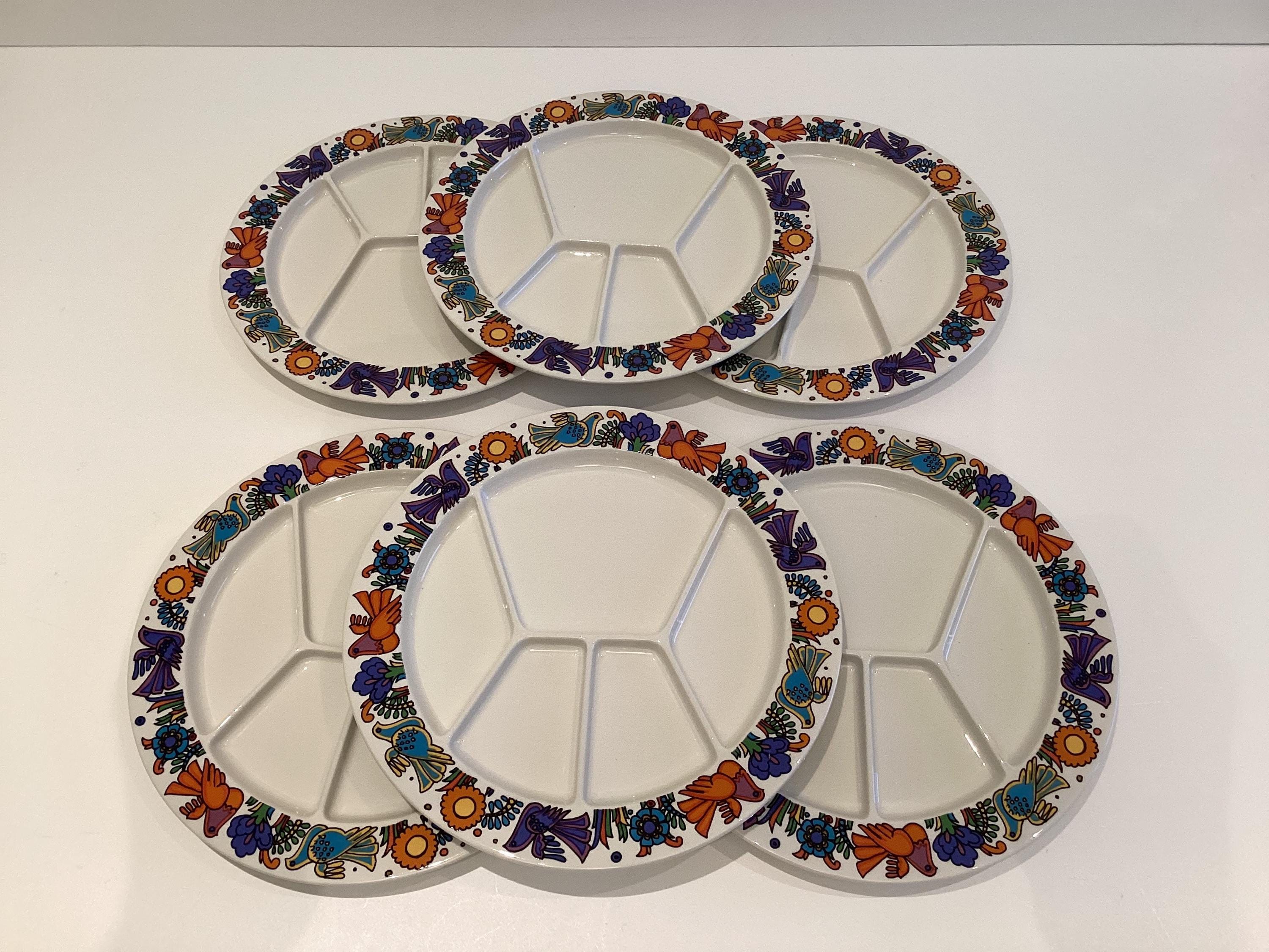 Vintage Porcelain Plates “Acapulco” by Villeroy & Boch (1970s) – Set of — photo 2 of 8