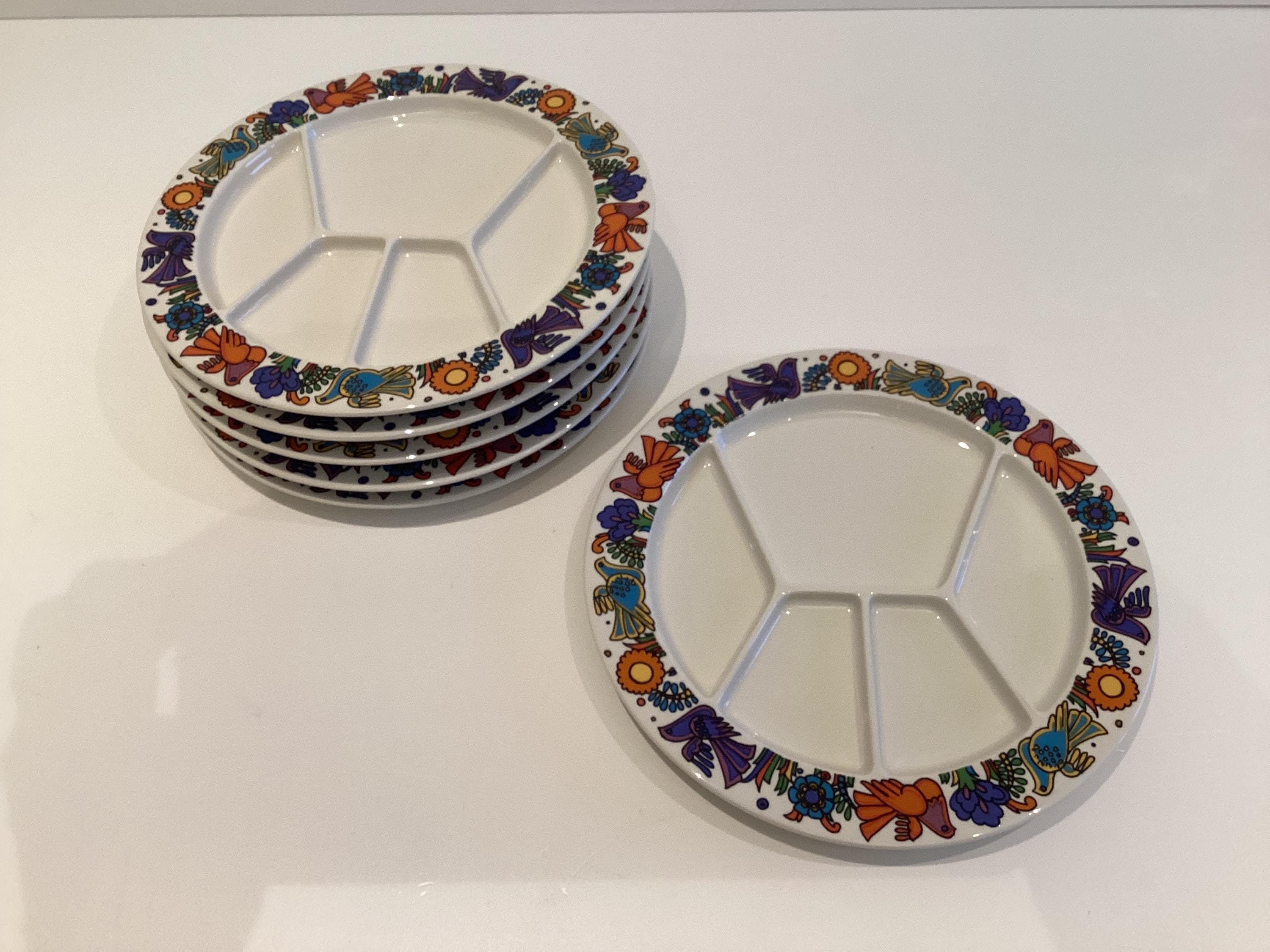 Vintage Porcelain Plates “Acapulco” by Villeroy & Boch (1970s) – Set of — photo 5 of 8