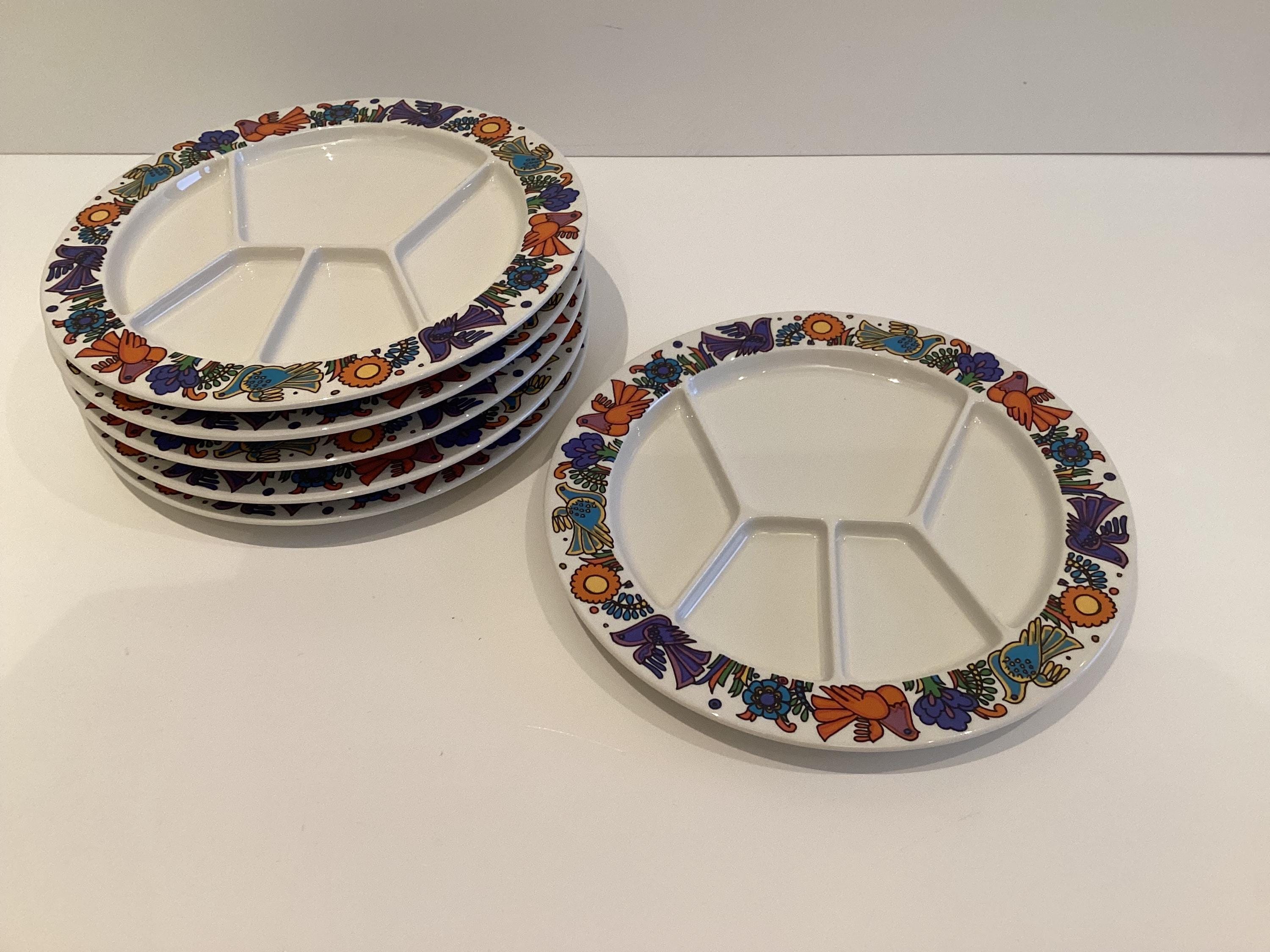 Vintage Porcelain Plates “Acapulco” by Villeroy & Boch (1970s) – Set of — photo 6 of 8