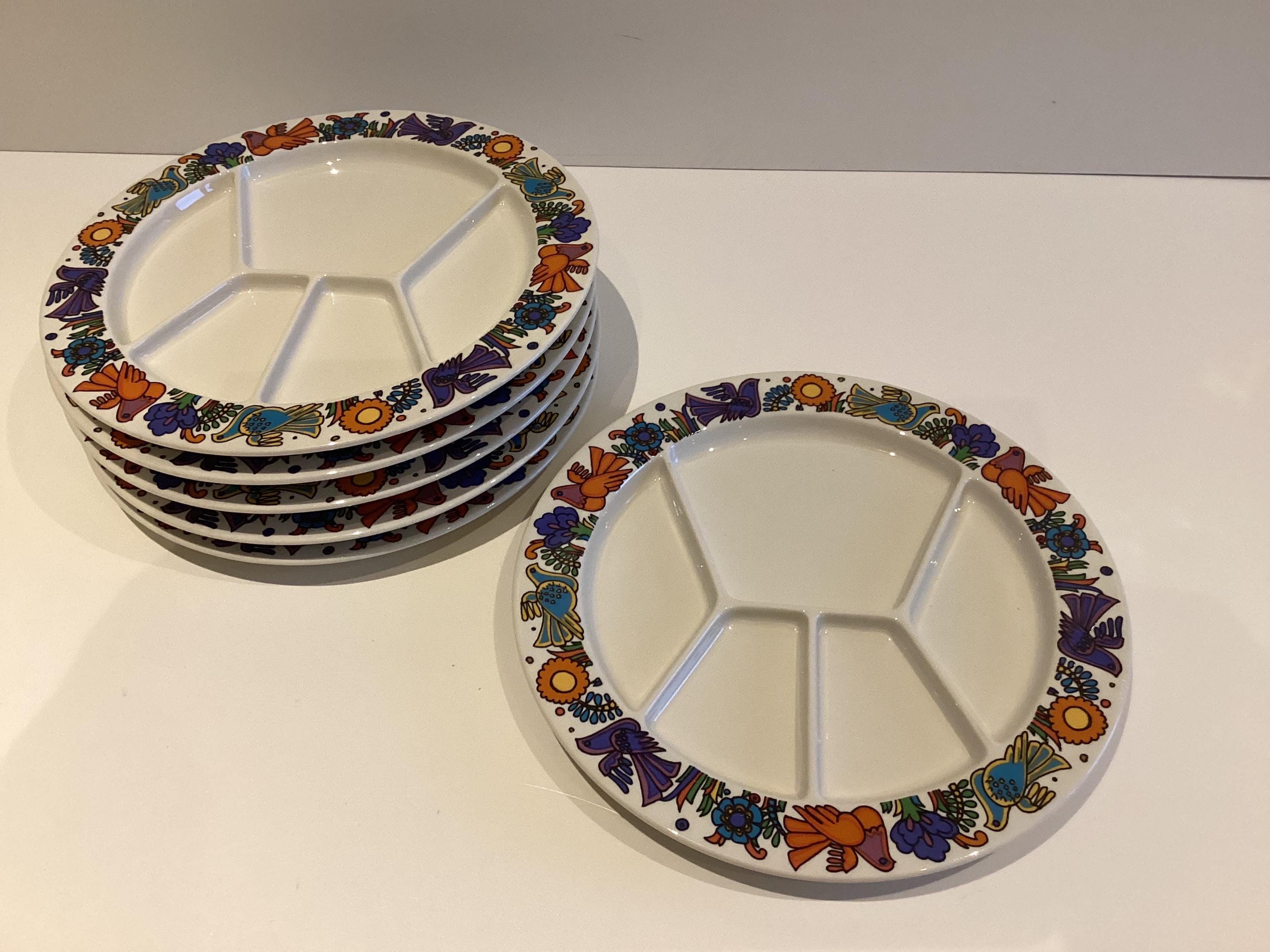Vintage Porcelain Plates “Acapulco” by Villeroy & Boch (1970s) – Set of — photo 8 of 8