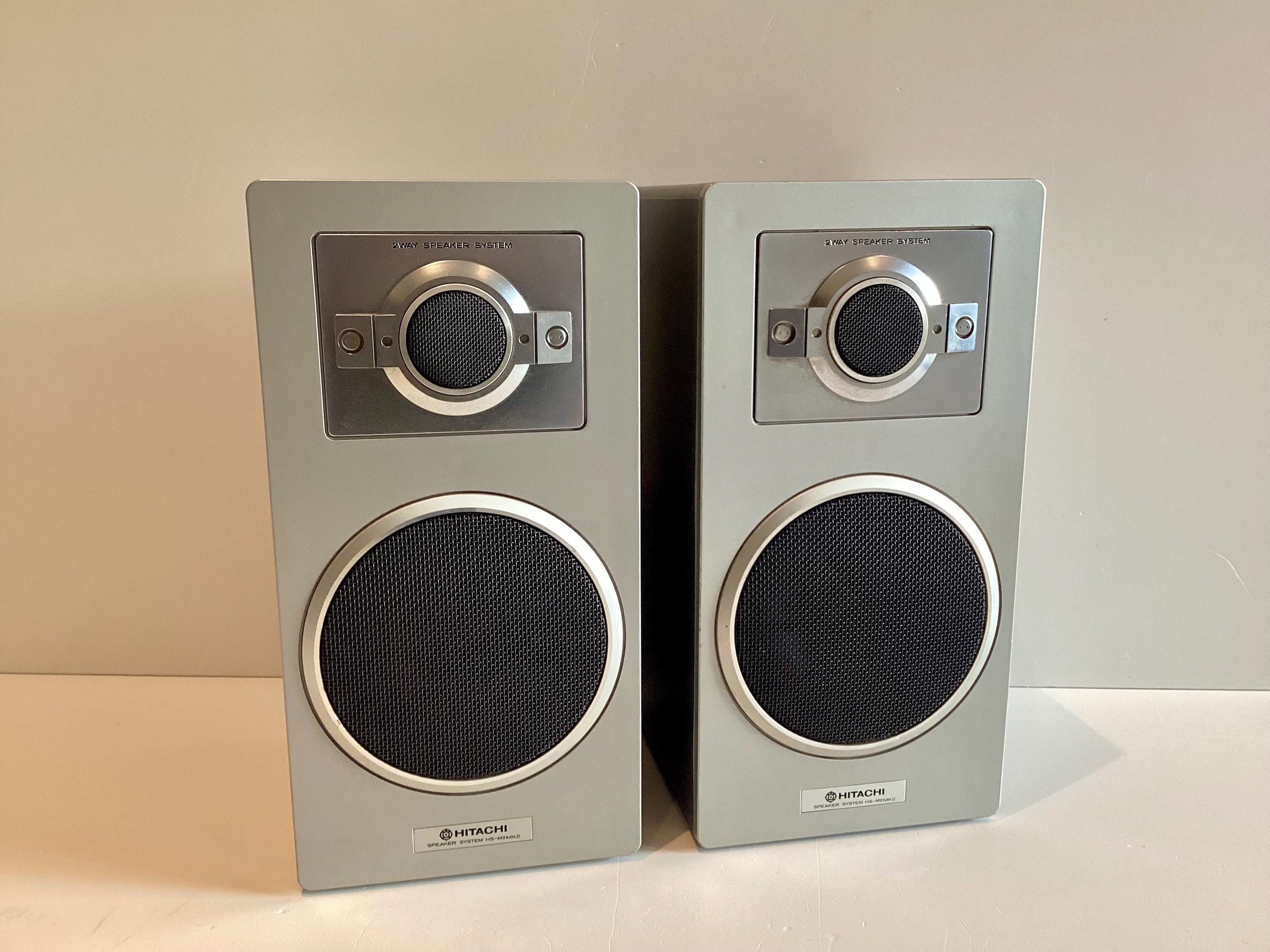 Vintage Hitachi H-SM2 MK2 Speakers – Compact Hi-Fi Made in Japan 1980s — photo 2 of 11