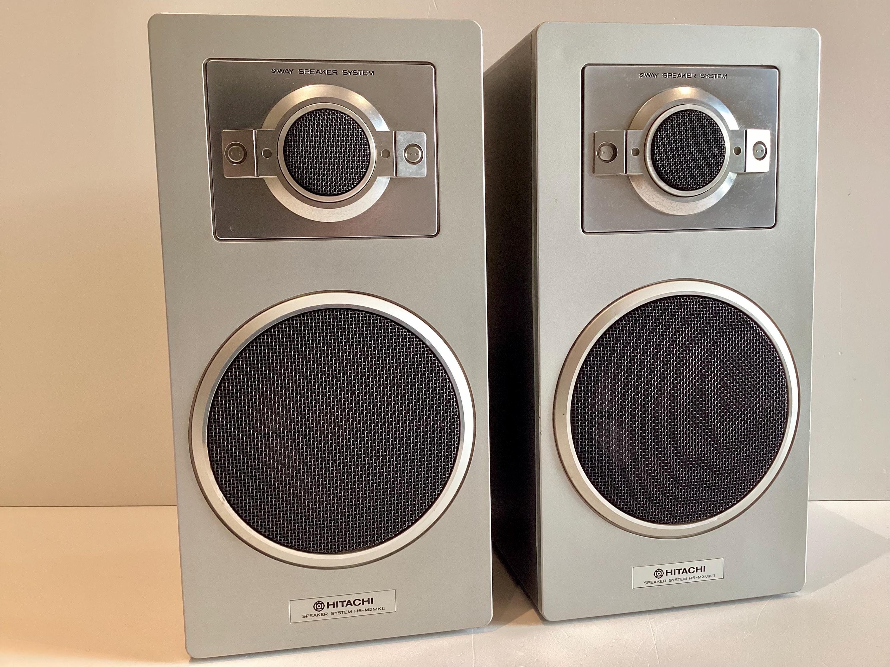 Vintage Hitachi H-SM2 MK2 Speakers – Compact Hi-Fi Made in Japan 1980s — photo 3 of 11