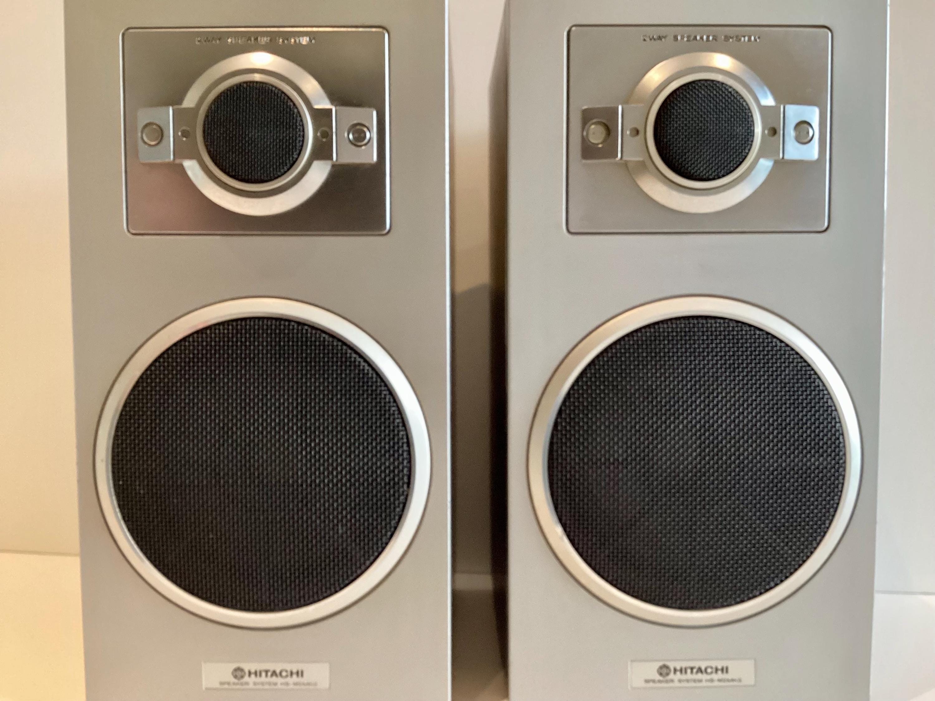 Vintage Hitachi H-SM2 MK2 Speakers – Compact Hi-Fi Made in Japan 1980s — photo 4 of 11