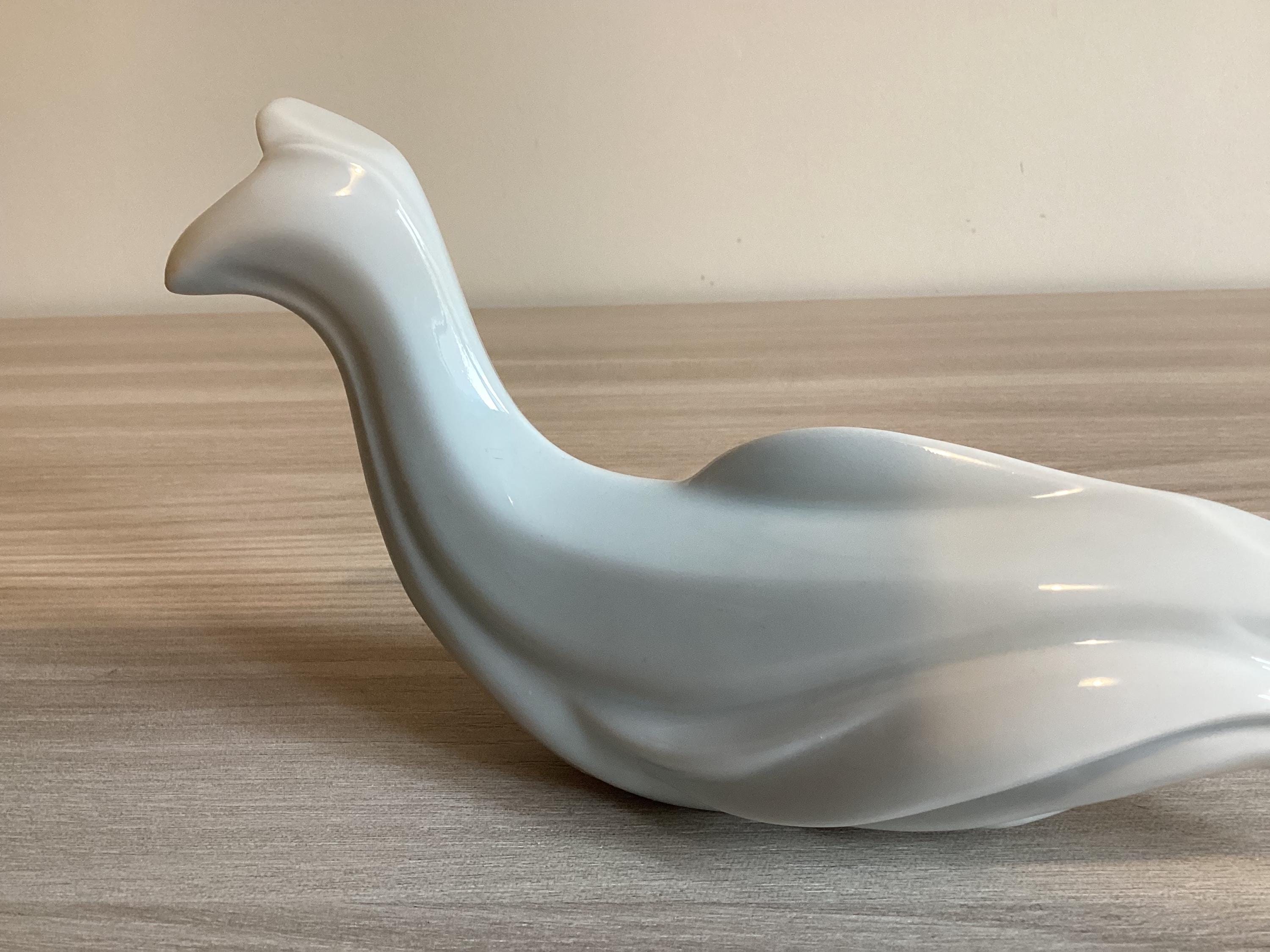 Modernist Sculpture | G. Marotta Designer (1970s) Dolphin Statue — photo 6 of 8