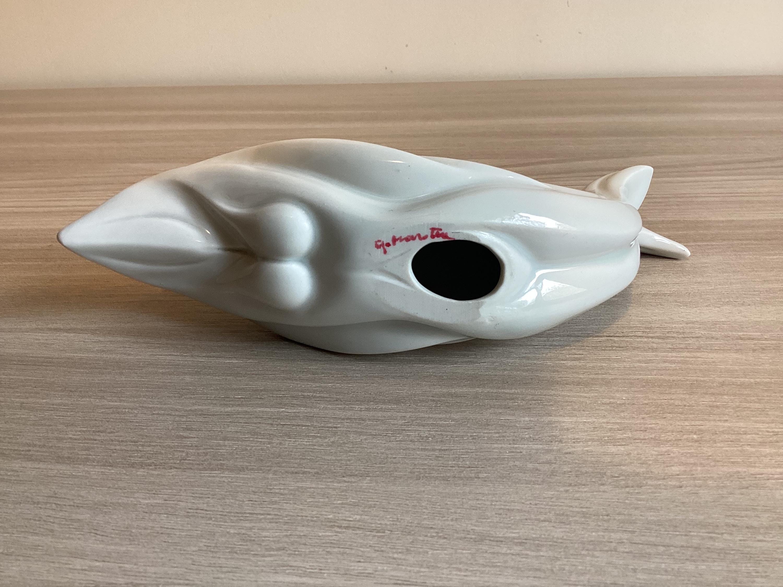 Modernist Sculpture | G. Marotta Designer (1970s) Dolphin Statue — photo 8 of 8