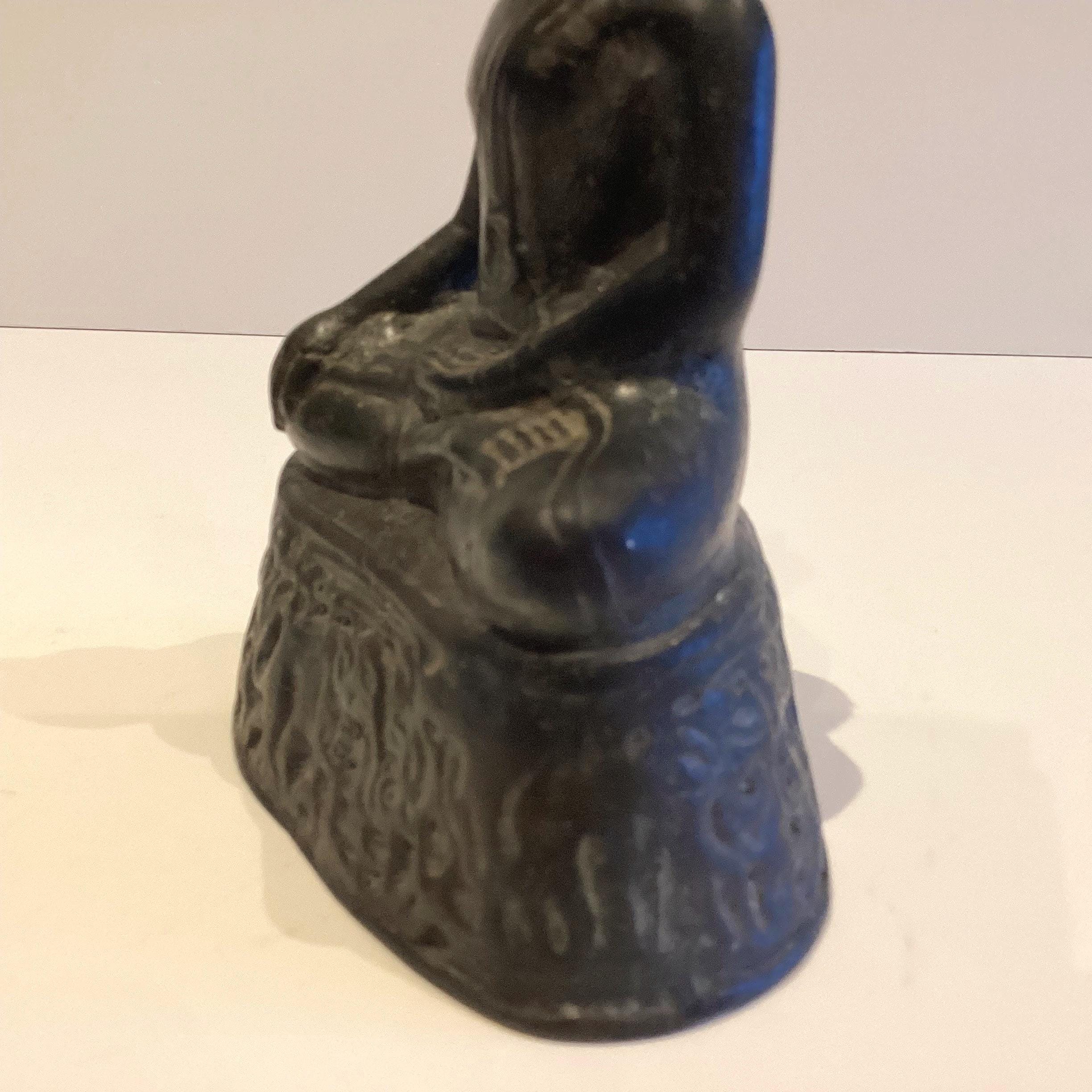 Antique Bronze Buddha | Late 1800 Thai Meditation Statue, Original Patina Buddhist Art — photo 7 of 10