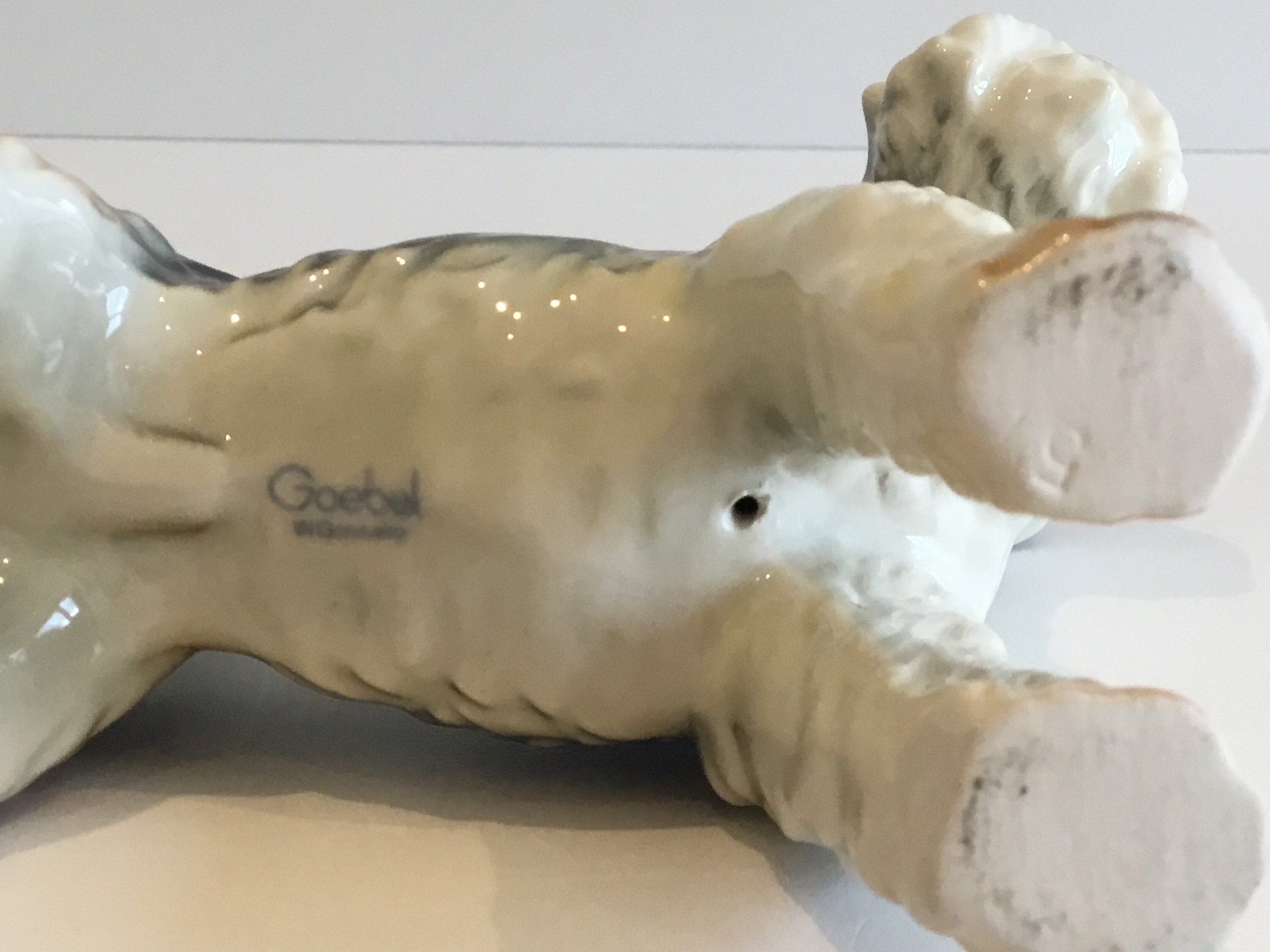 Porcelain Figurine | Goebel West Germany Fox Terrier (1960s) Hand-Painted — photo 7 of 9