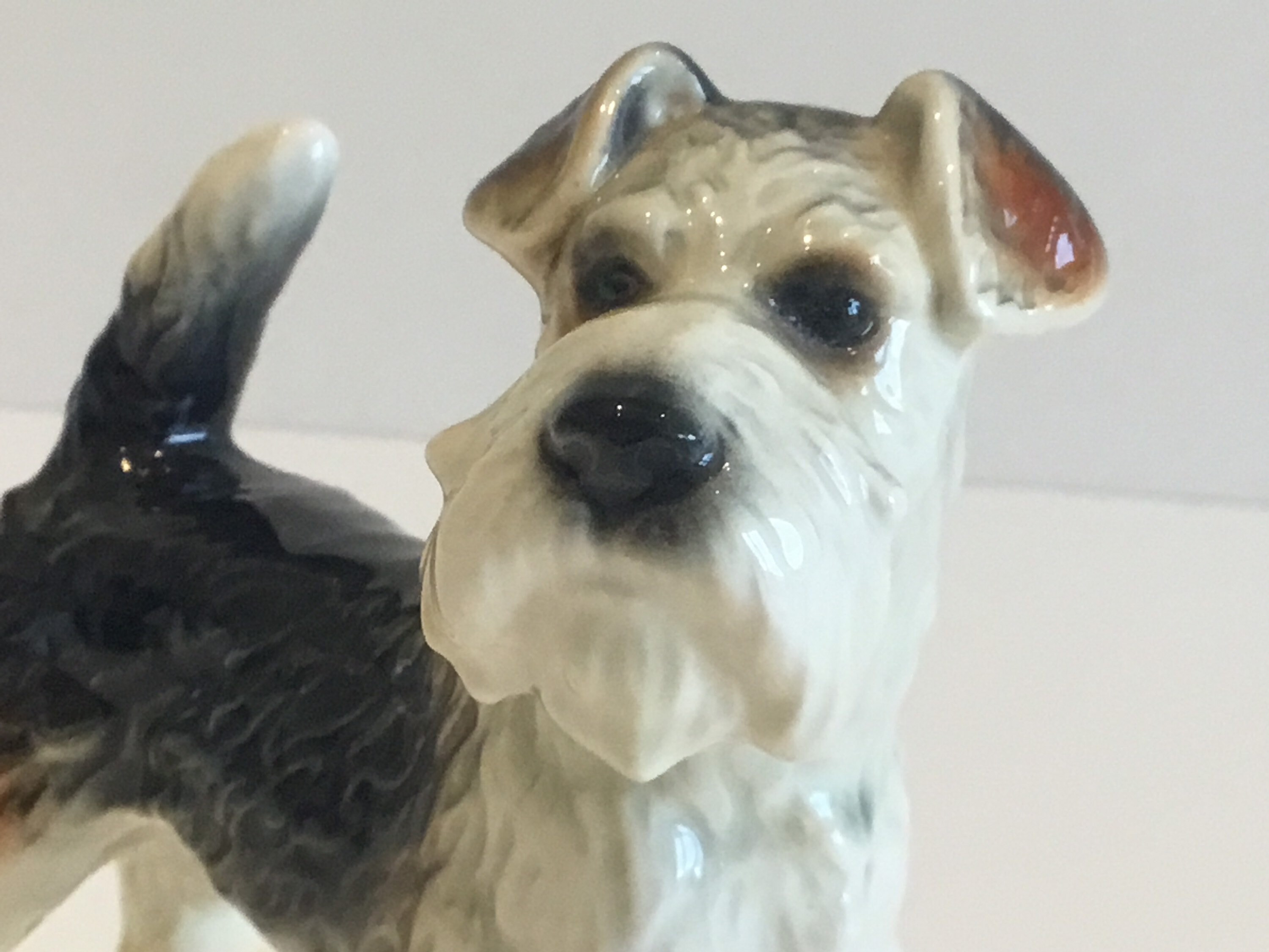 Porcelain Figurine | Goebel West Germany Fox Terrier (1960s) Hand-Painted — photo 8 of 9