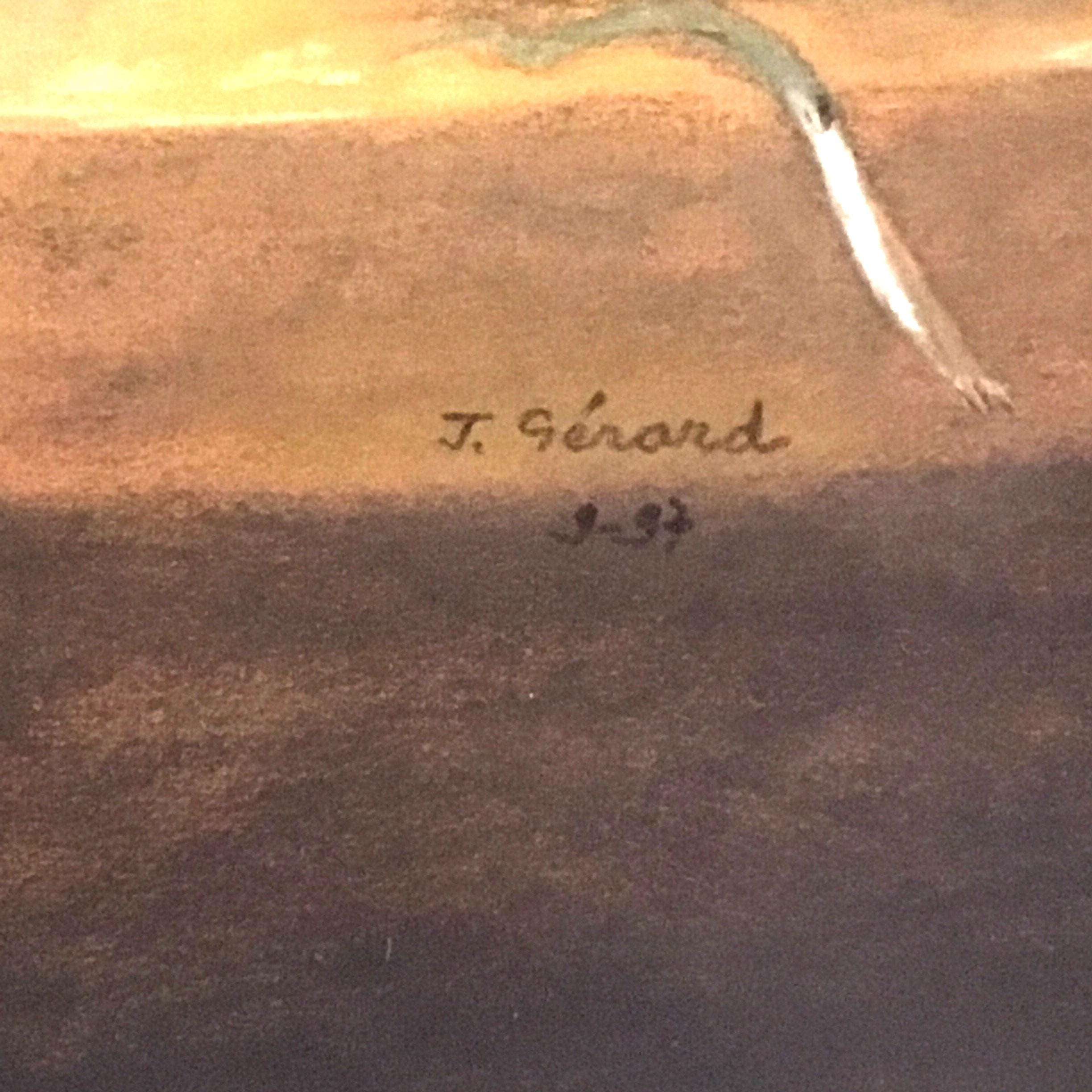 Antique Painting | 1987 Still Life Pastel Technique J. Gérard French Artist — photo 7 of 8