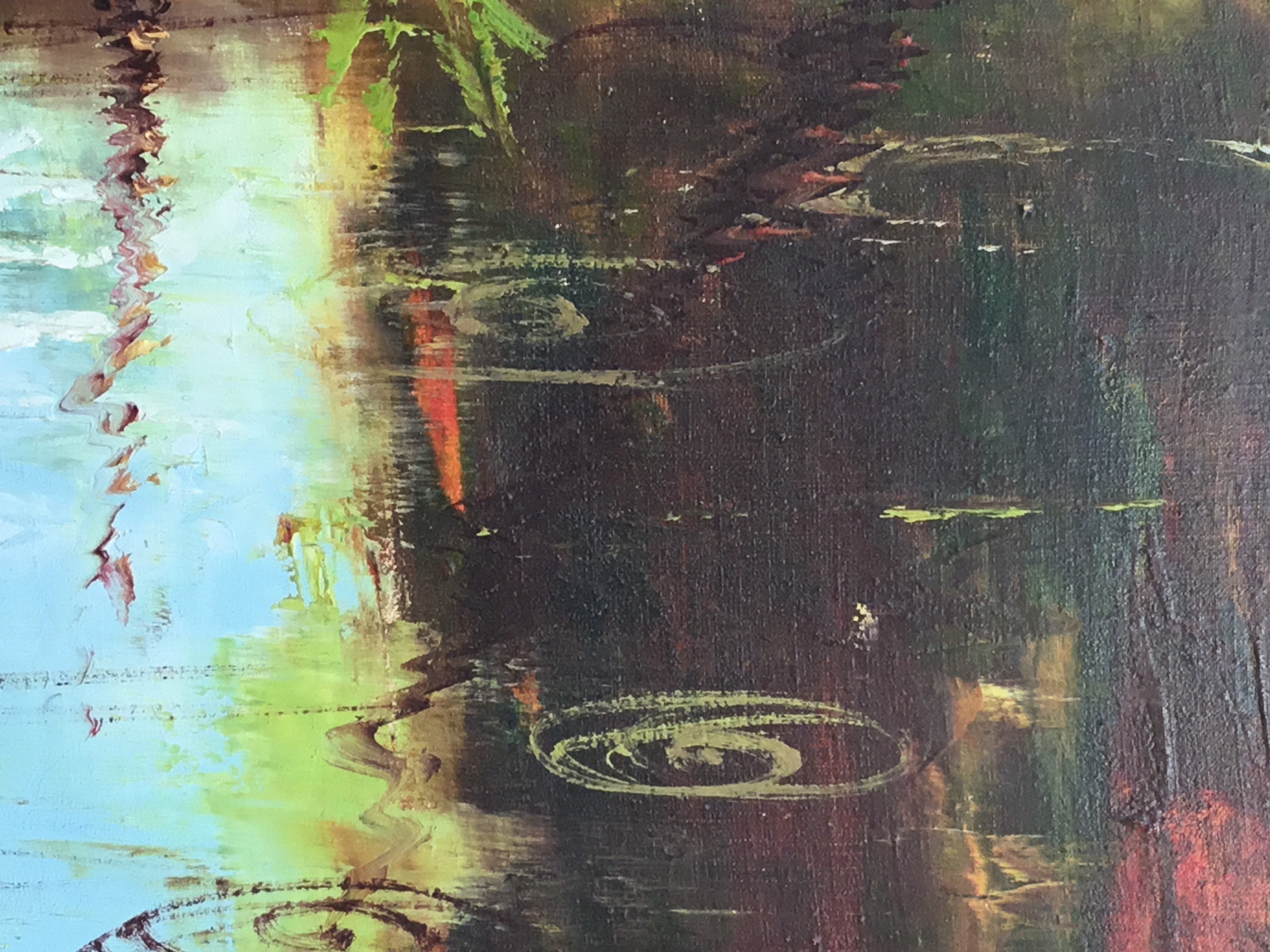 Vintage African Landscape | Pandu E. Congo Painting, 1930s Tropical Forest Oil Canvas — photo 7 of 11