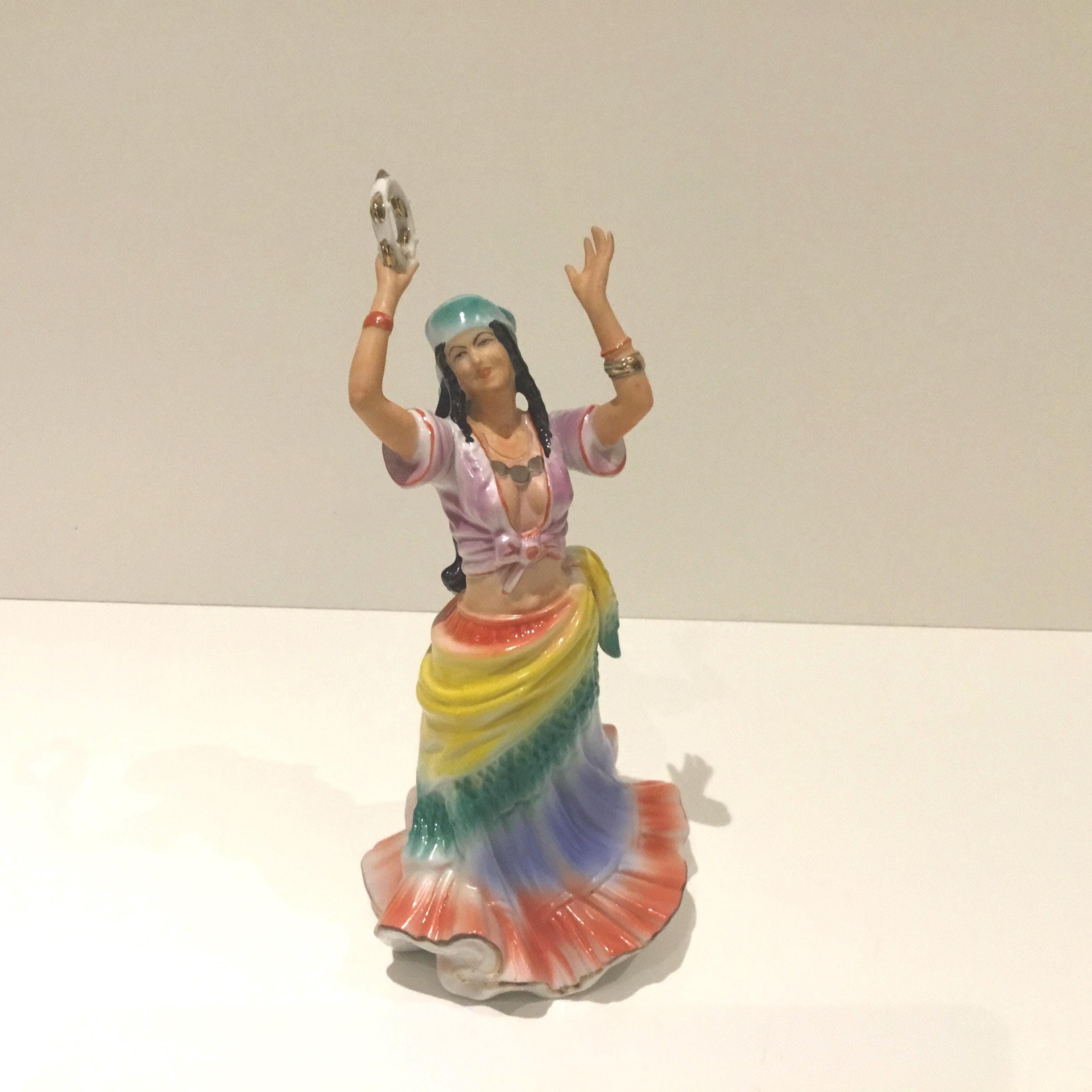 Vintage Figurine | 1950s Arpo Hand-Painted Porcelain Dancer
