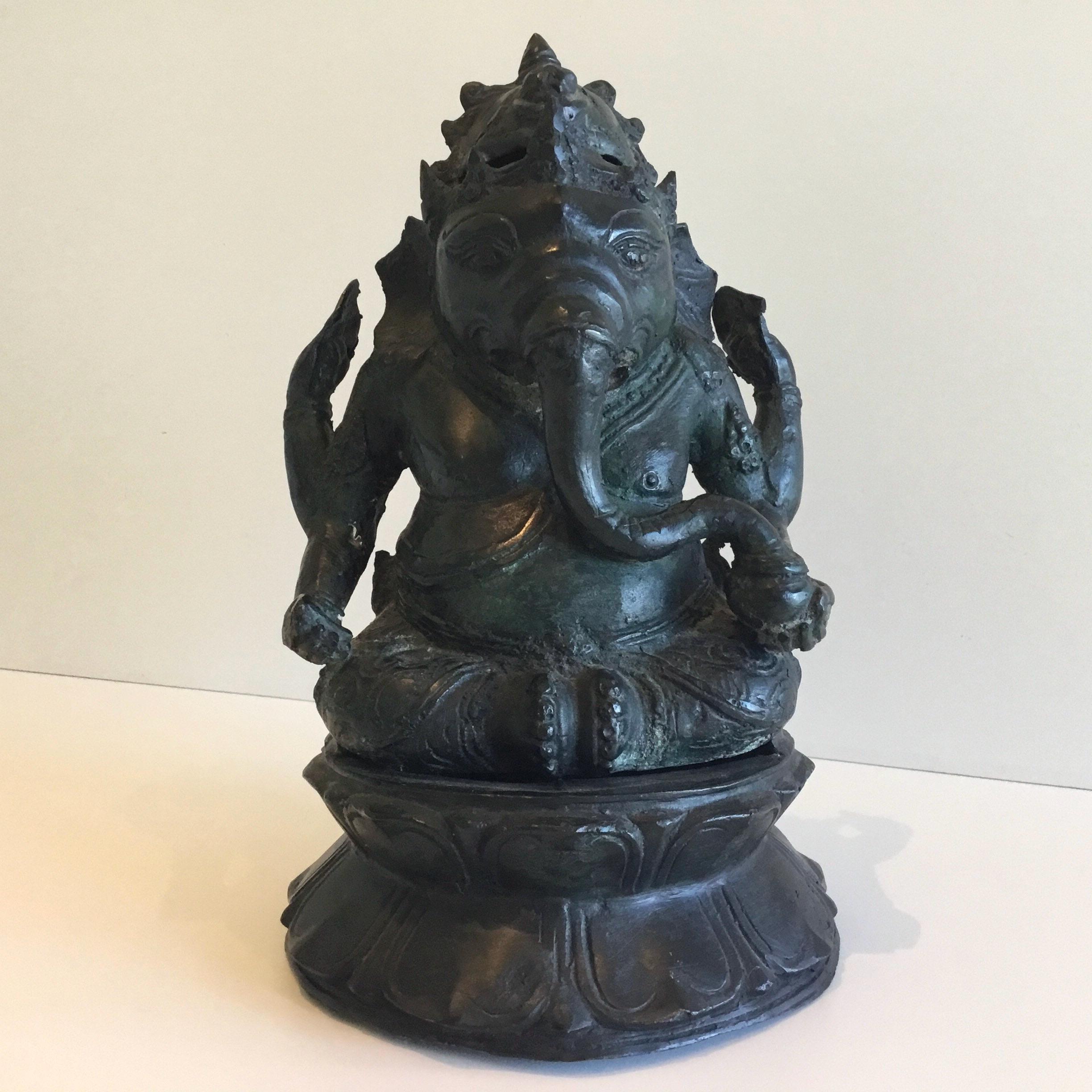 Indian Ganesha Bronze Statue (1900s) — photo 3 of 11