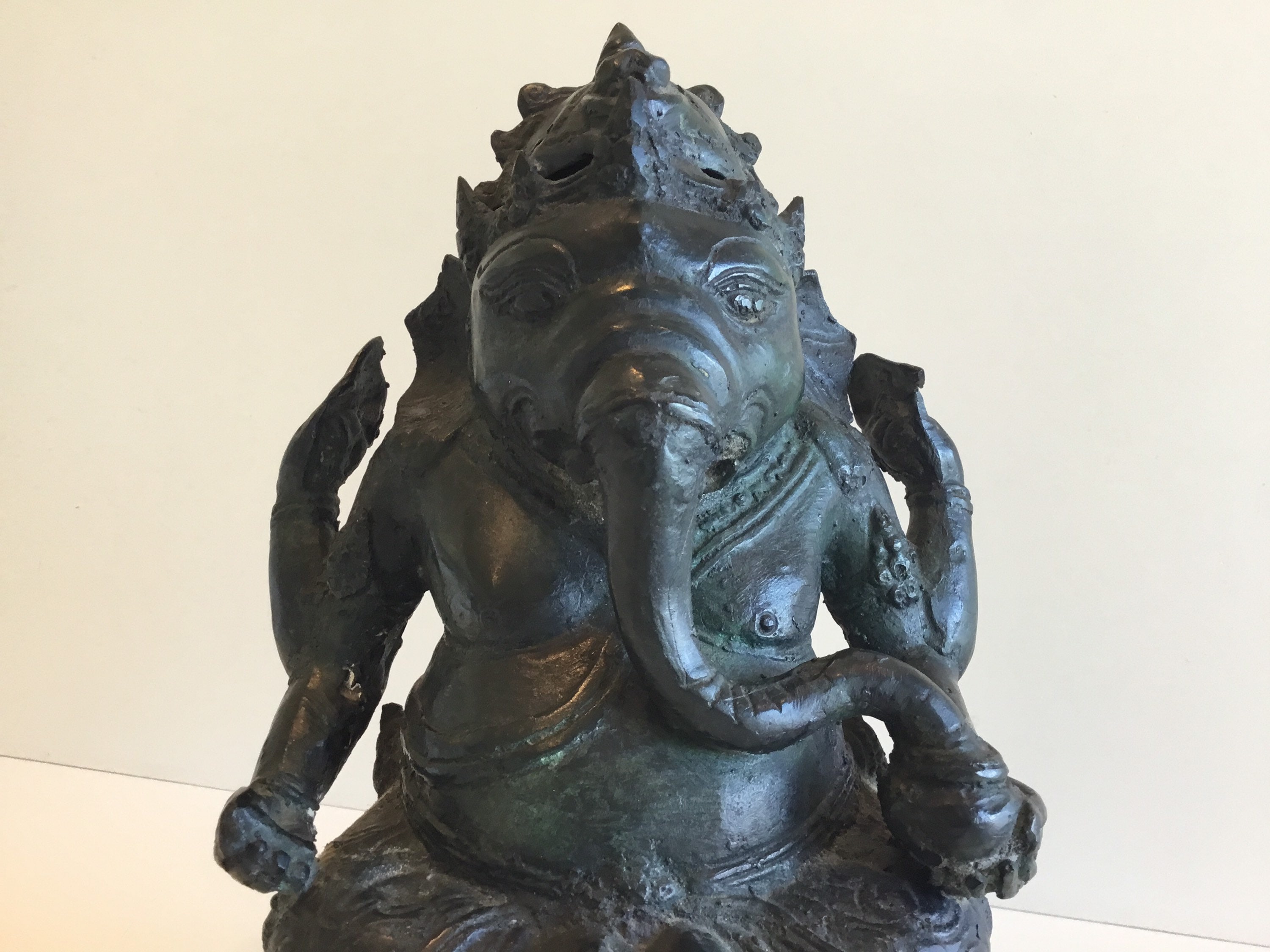 Indian Ganesha Bronze Statue (1900s) — photo 4 of 11