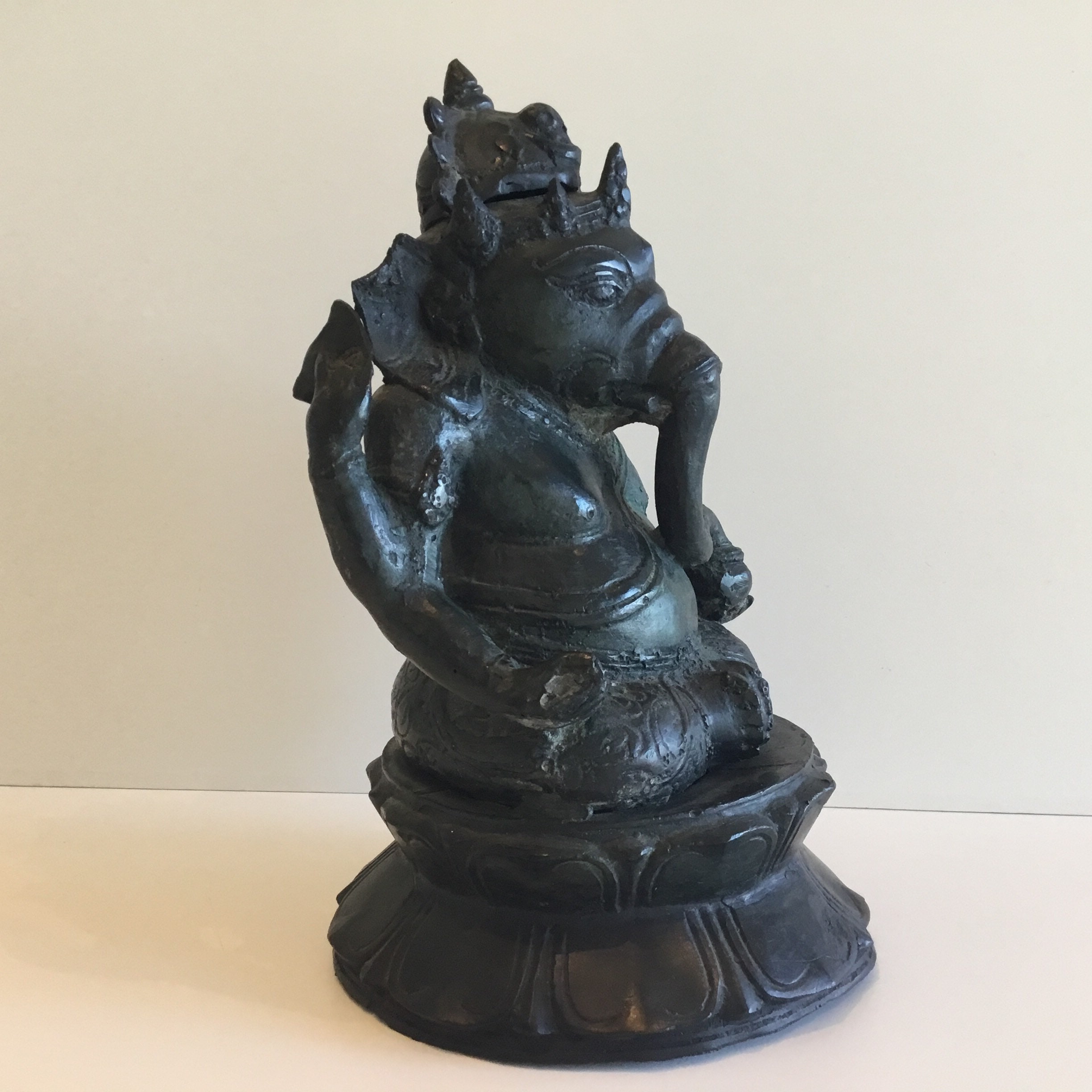 Indian Ganesha Bronze Statue (1900s) — photo 5 of 11