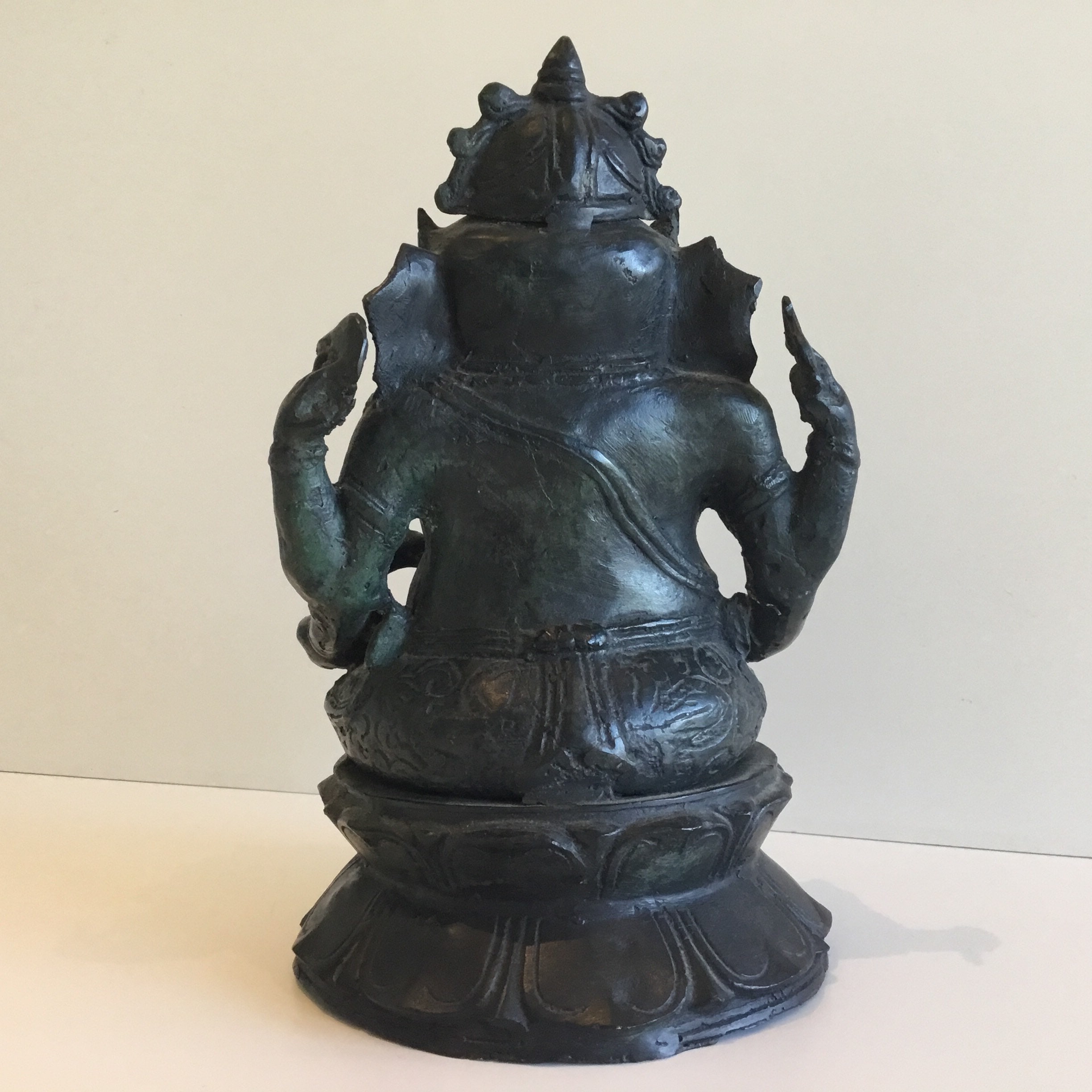 Indian Ganesha Bronze Statue (1900s) — photo 6 of 11