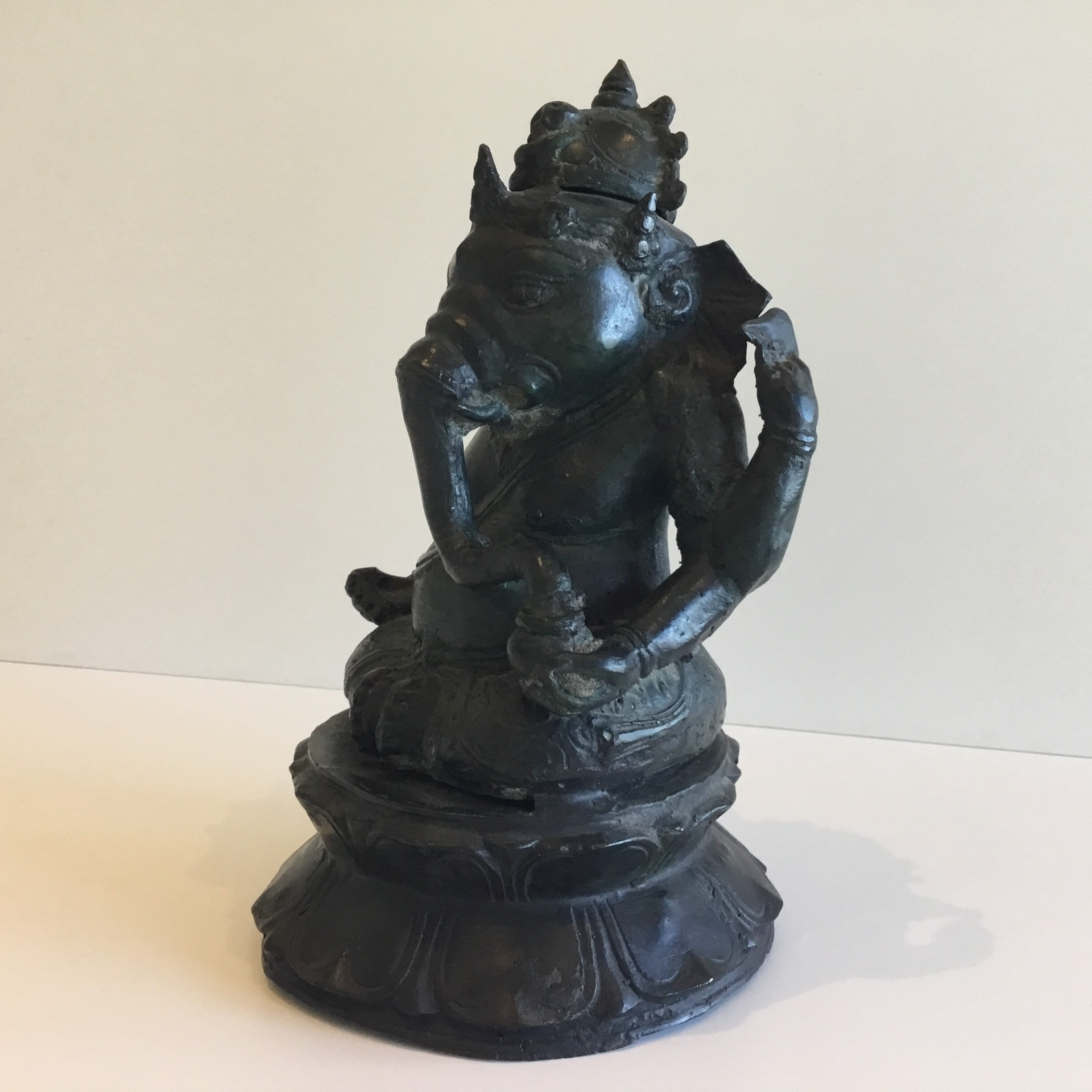 Indian Ganesha Bronze Statue (1900s) — photo 7 of 11