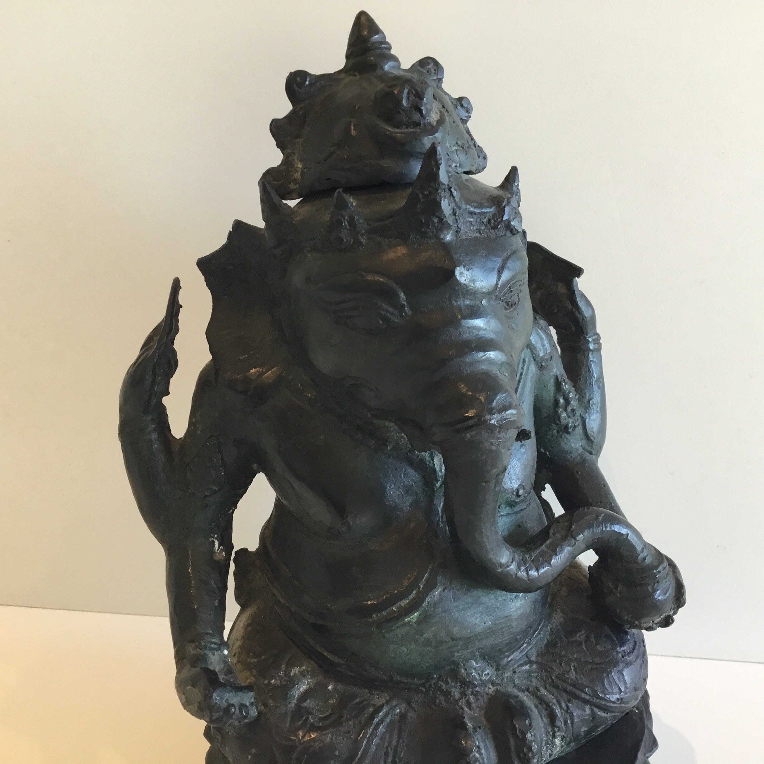 Indian Ganesha Bronze Statue (1900s) — photo 9 of 11