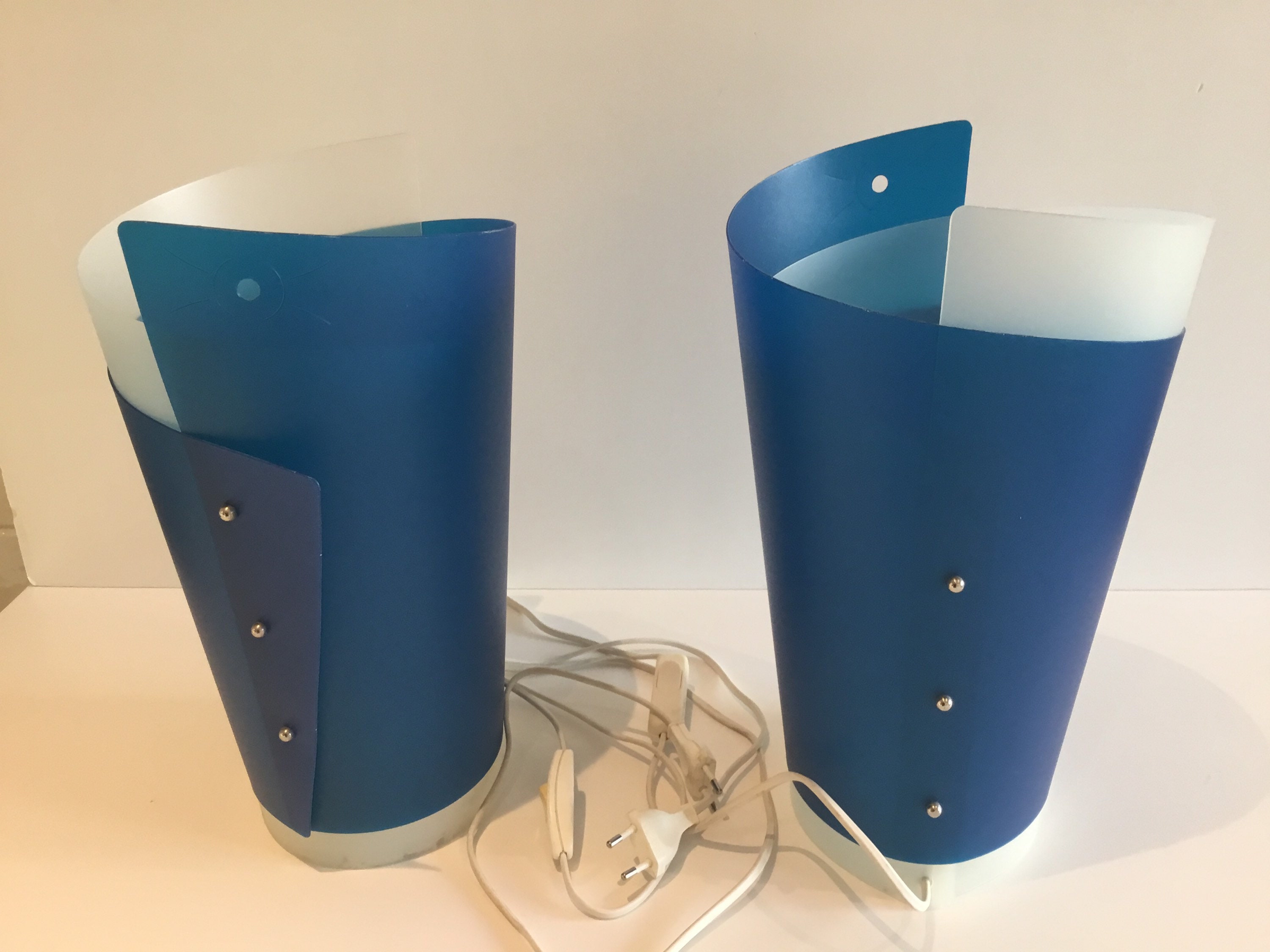 Vintage Lamps | 1980s Slamp Design Italian Pair, Samuel Parker Opalflex — photo 4 of 7