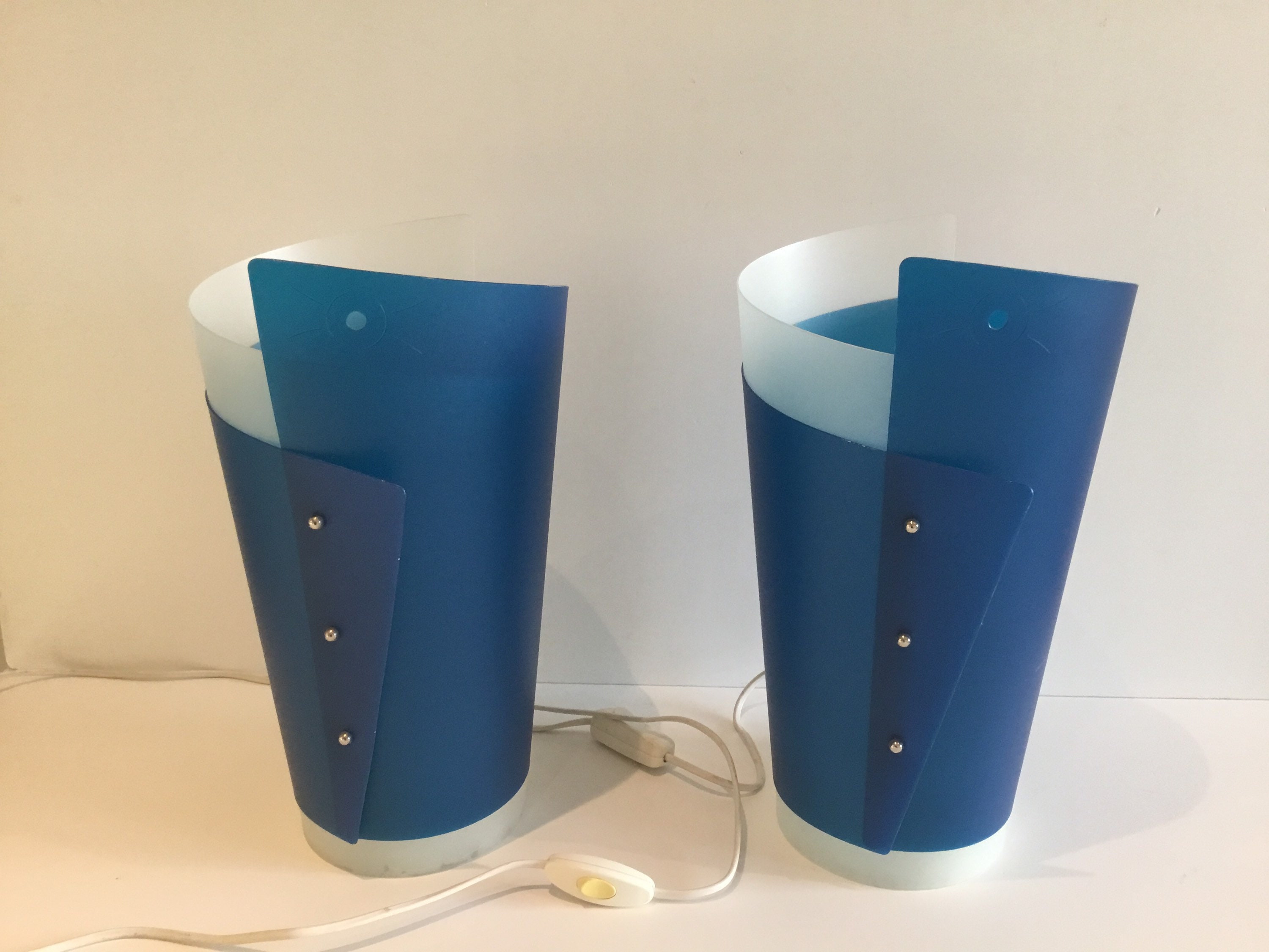 Vintage Lamps | 1980s Slamp Design Italian Pair, Samuel Parker Opalflex — photo 5 of 7