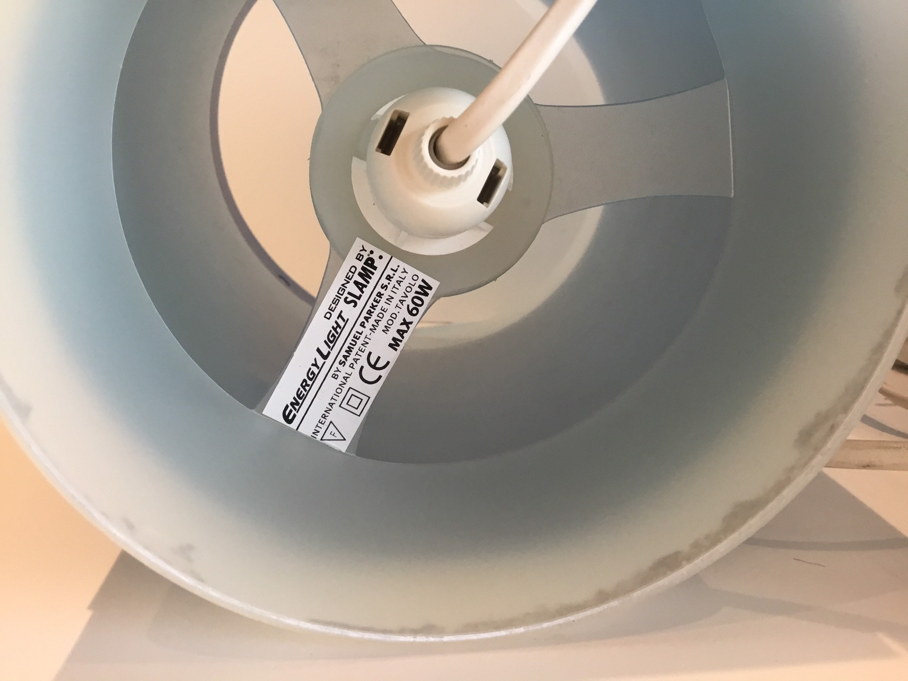 Vintage Lamps | 1980s Slamp Design Italian Pair, Samuel Parker Opalflex — photo 6 of 7