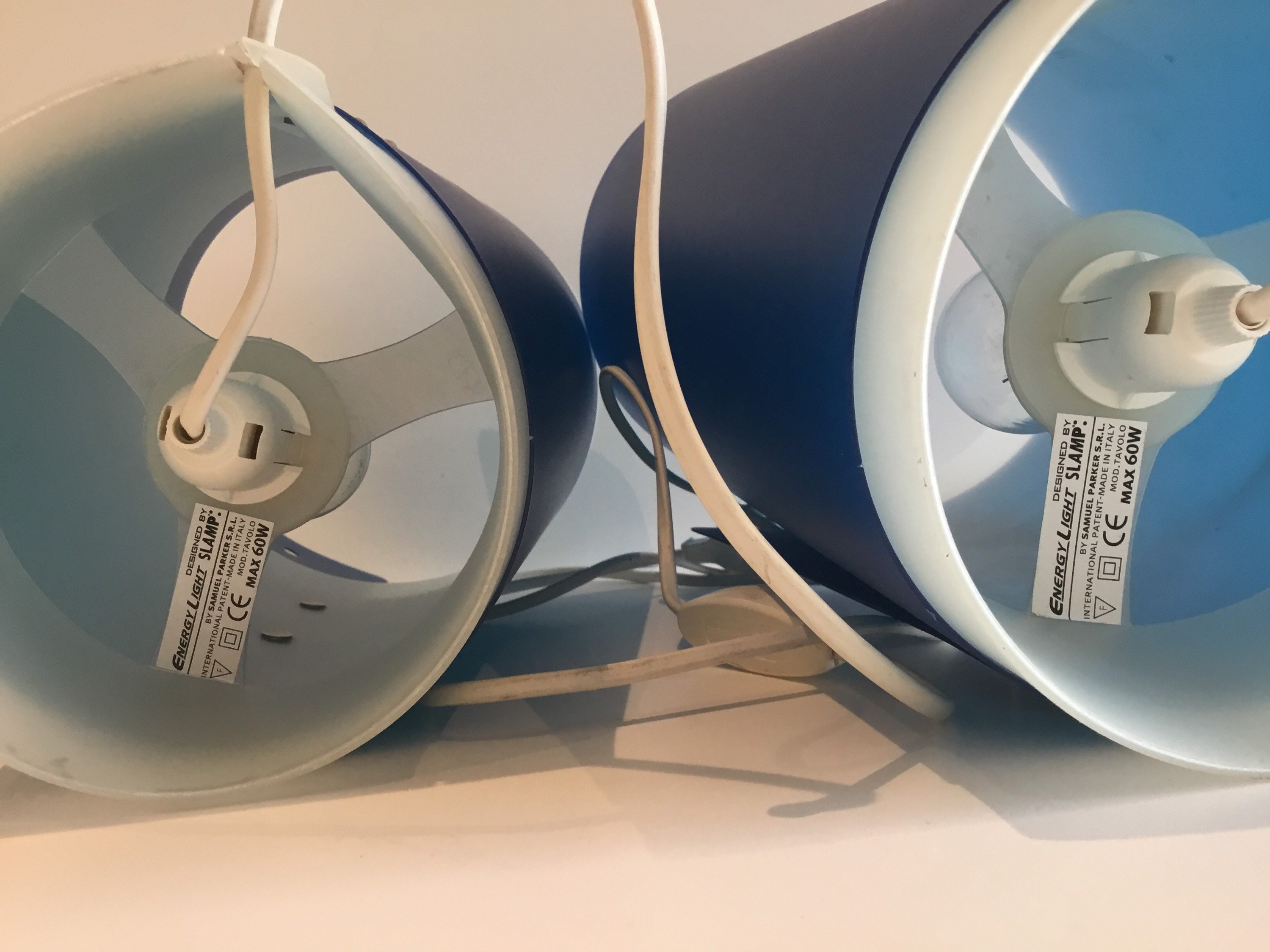 Vintage Lamps | 1980s Slamp Design Italian Pair, Samuel Parker Opalflex — photo 7 of 7