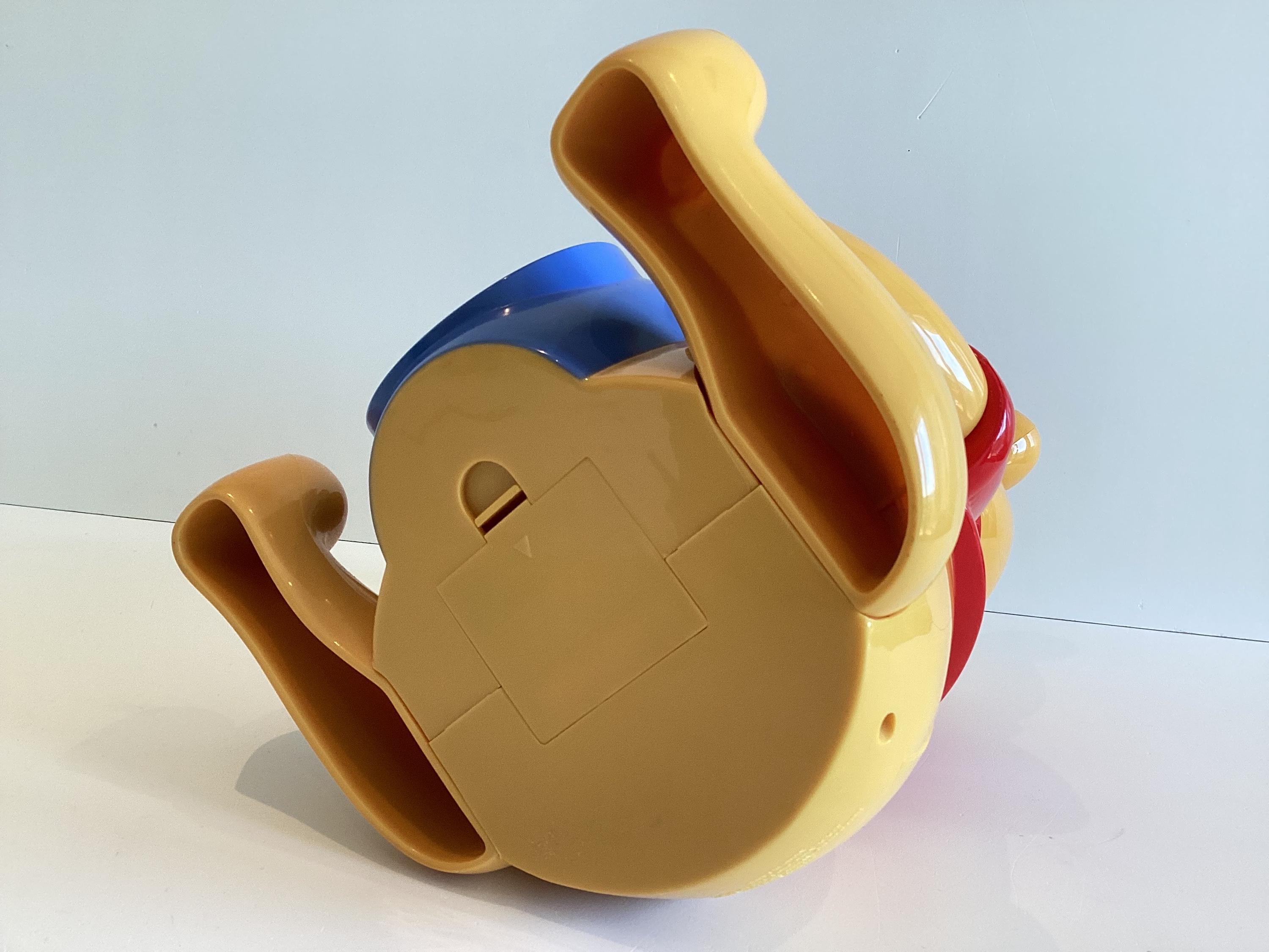 Vintage Disney Clock | 1980s Winnie The Pooh Musical Alarm Piggy Bank, Working Light — photo 9 of 9