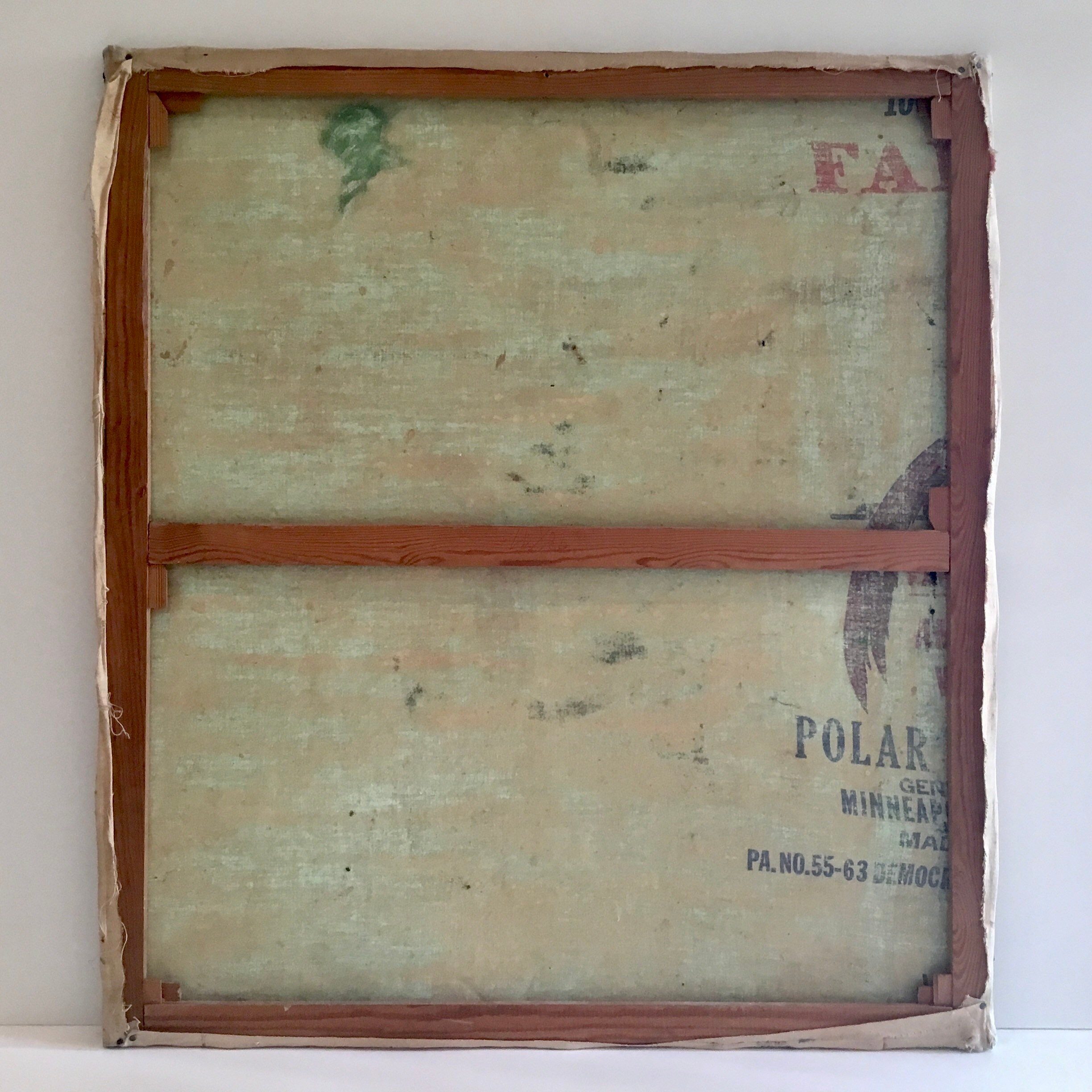 Oil Painting On Canvas With Elephants (1950s) Signed Ende — photo 7 of 7