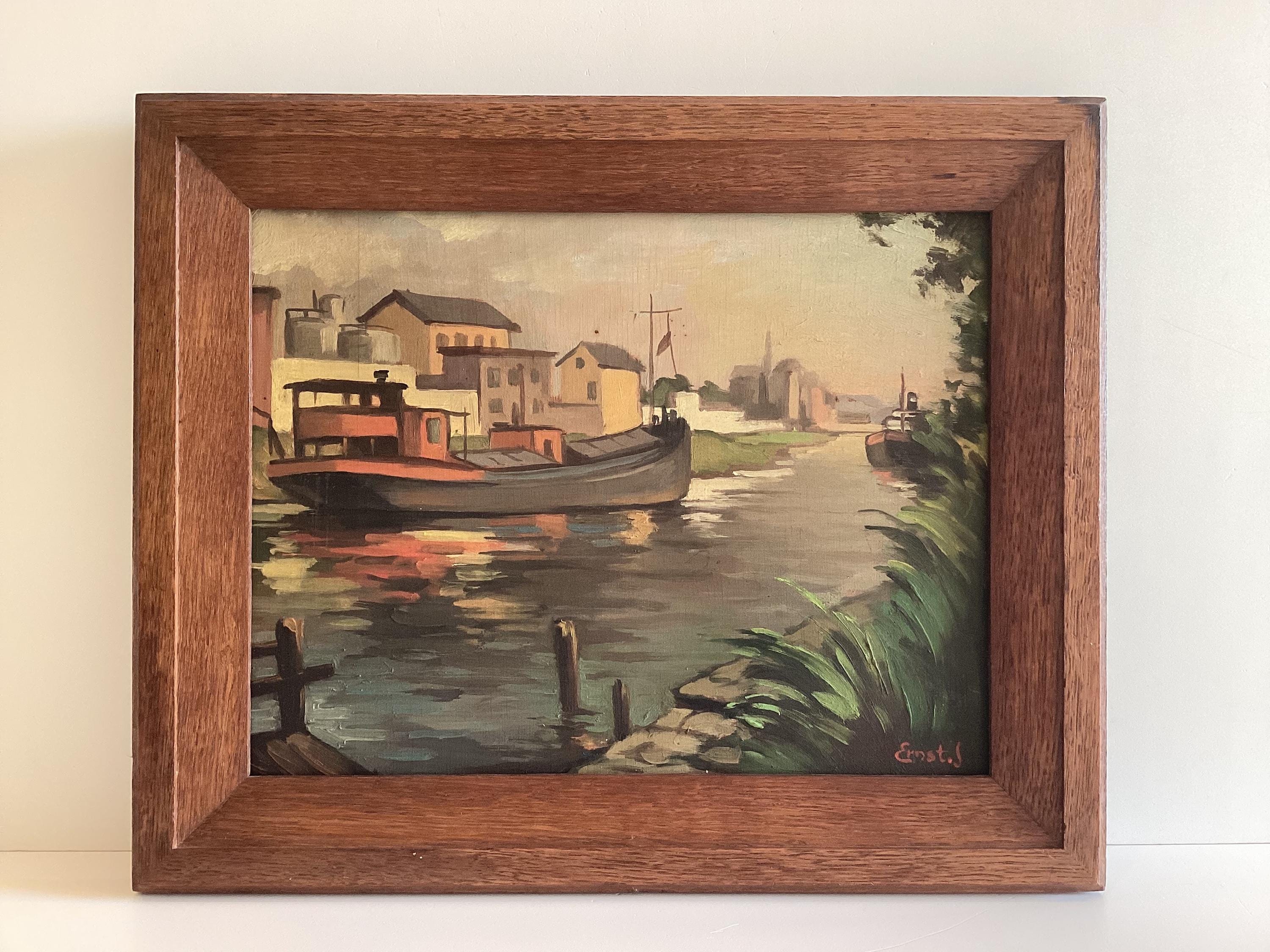 Oil Painting by Ernst Jimmy (1937–38) – Early Work of German-American Painter — photo 2 of 8