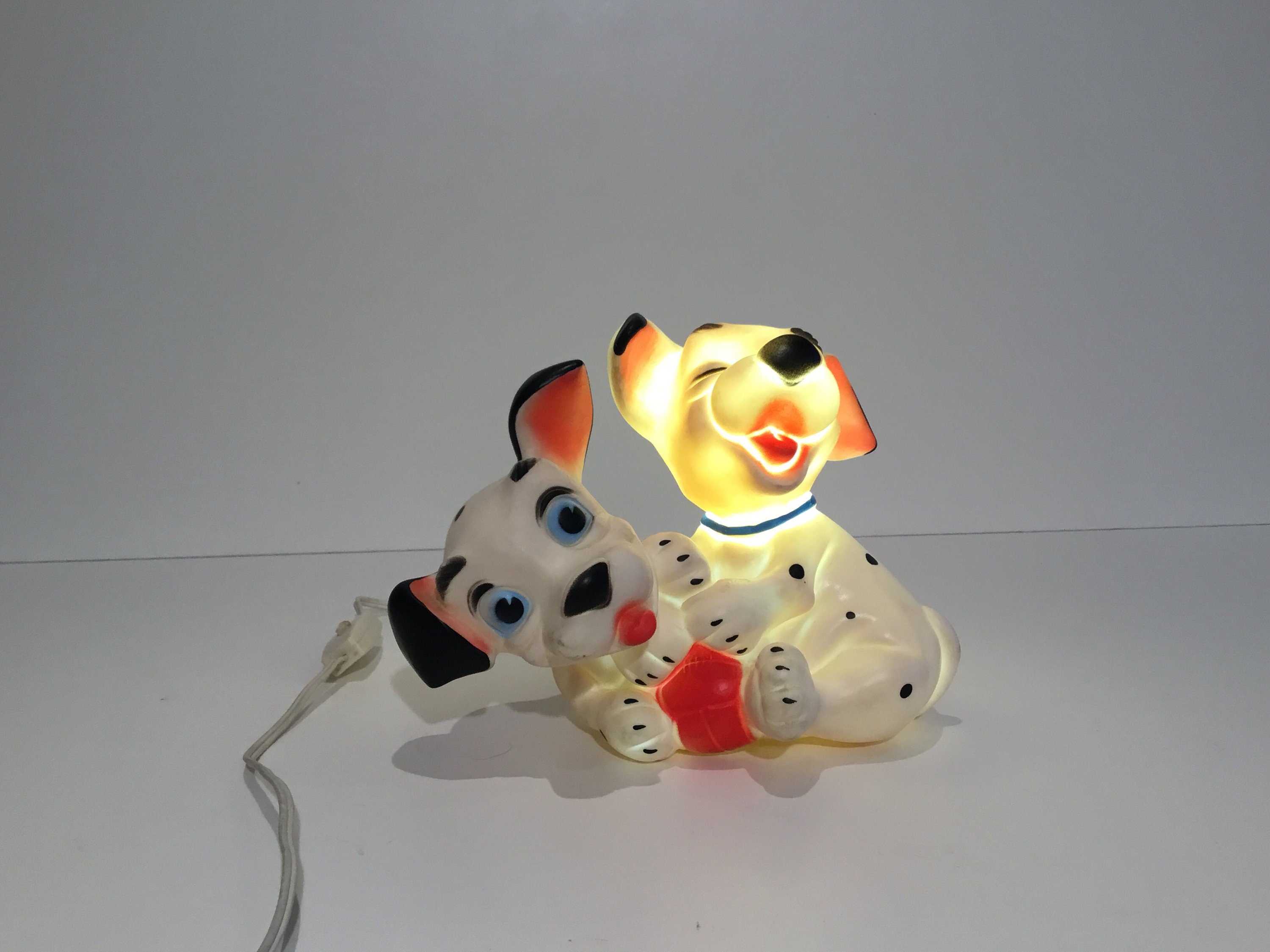 Vintage Disney Lamp | 1962 101 Dalmatians Italian Rubber Lamp, Original Walt Disney — photo 4 of 9