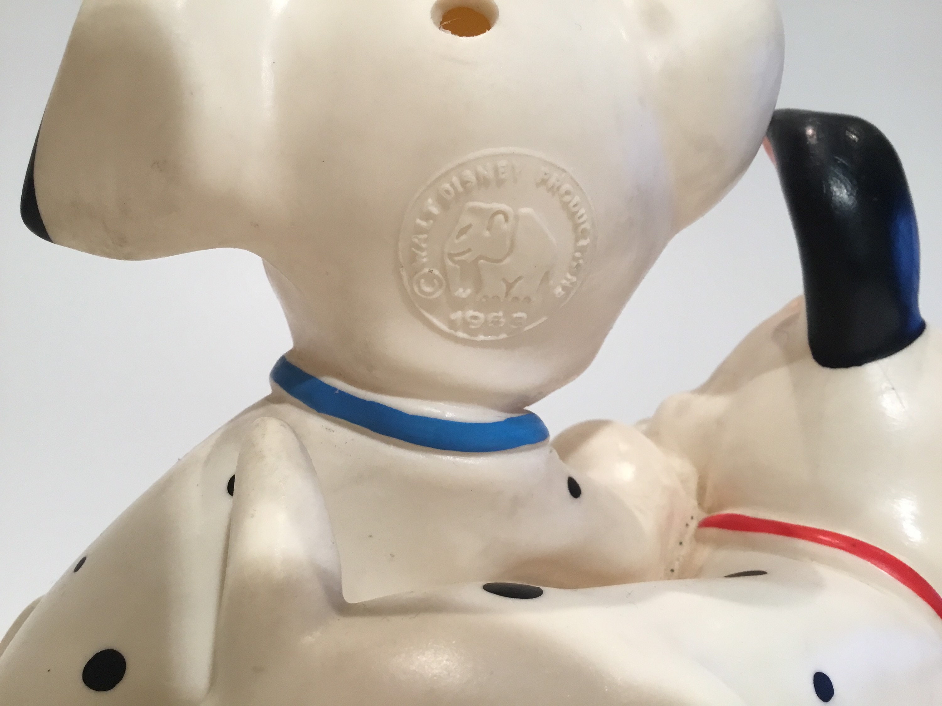 Vintage Disney Lamp | 1962 101 Dalmatians Italian Rubber Lamp, Original Walt Disney — photo 8 of 9