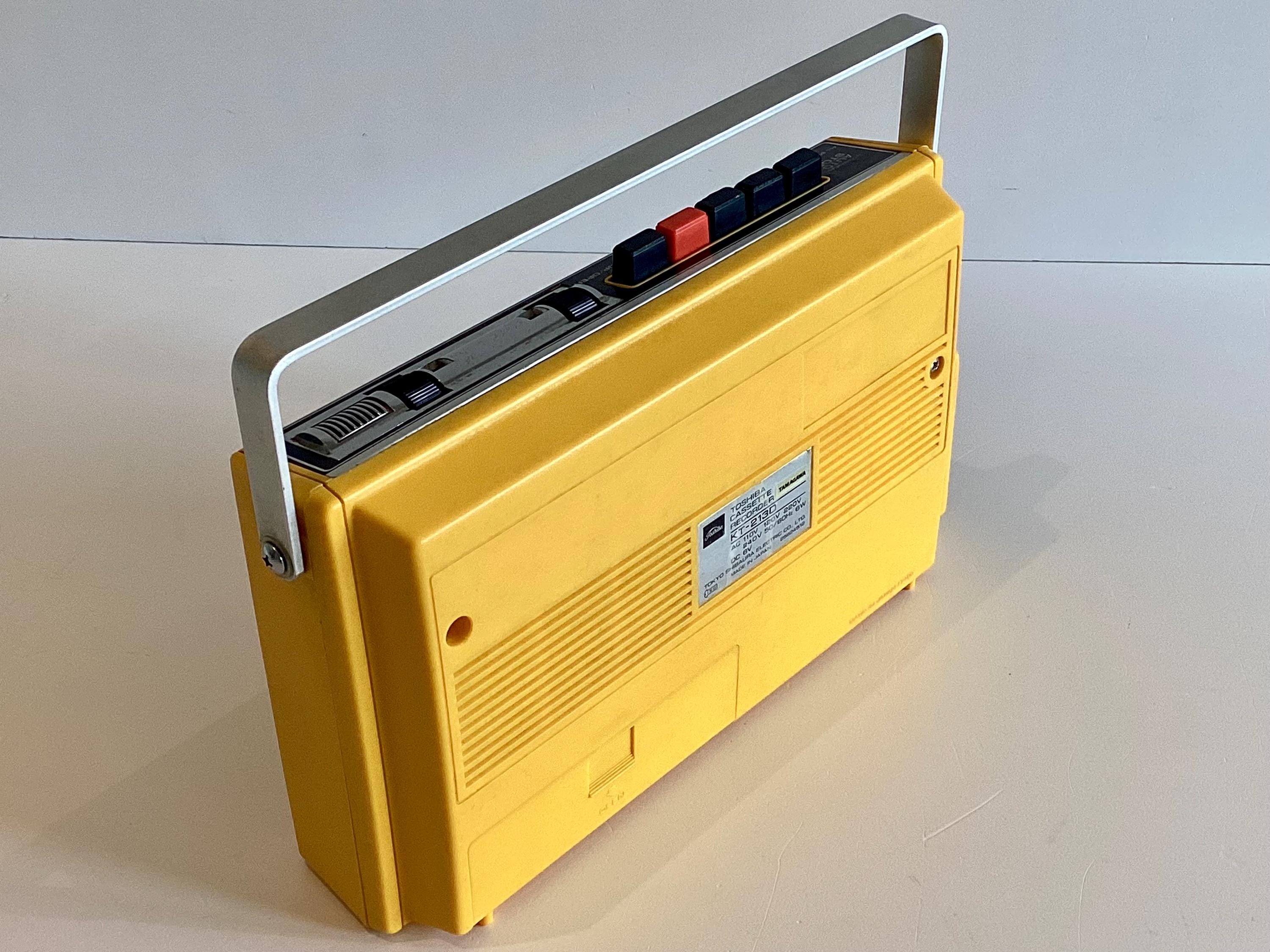 Vintage Recorder | Toshiba KT-213D 1974 Cassette Player, Made in Japan — photo 9 of 11