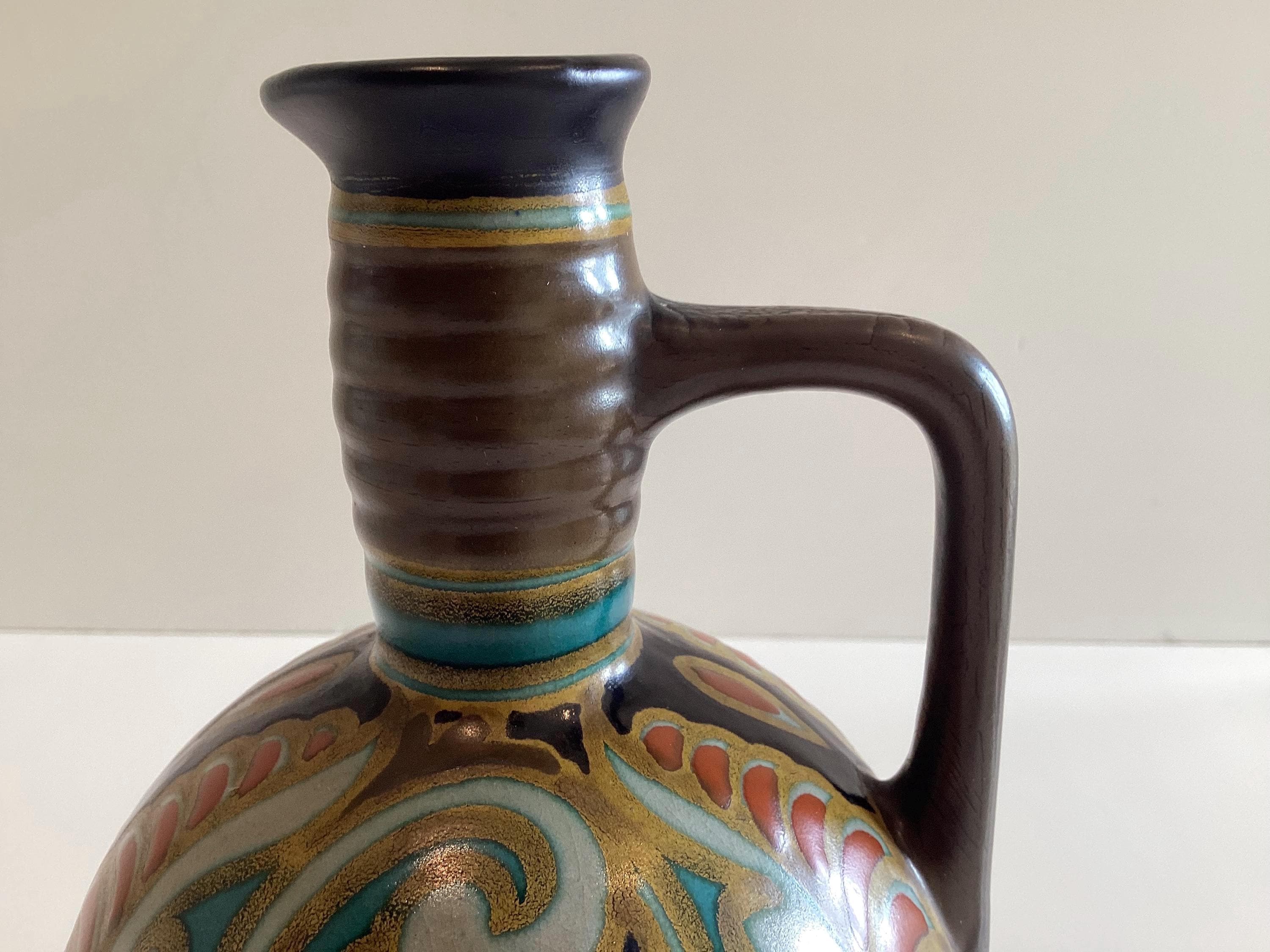 Vintage Vase | PZH Gouda Art Deco 1920s Dutch Pottery — photo 11 of 11