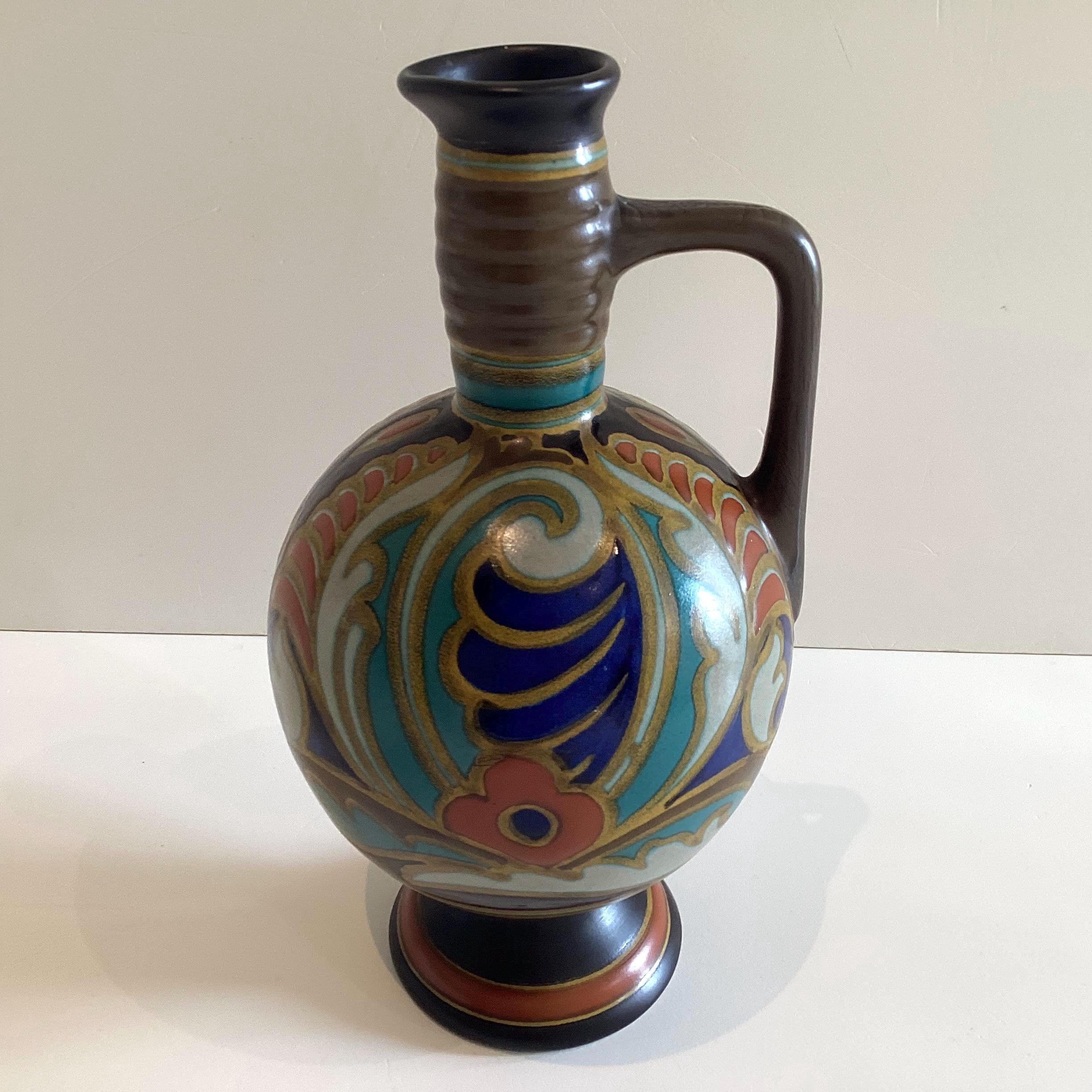 Vintage Vase | PZH Gouda Art Deco 1920s Dutch Pottery — photo 5 of 11