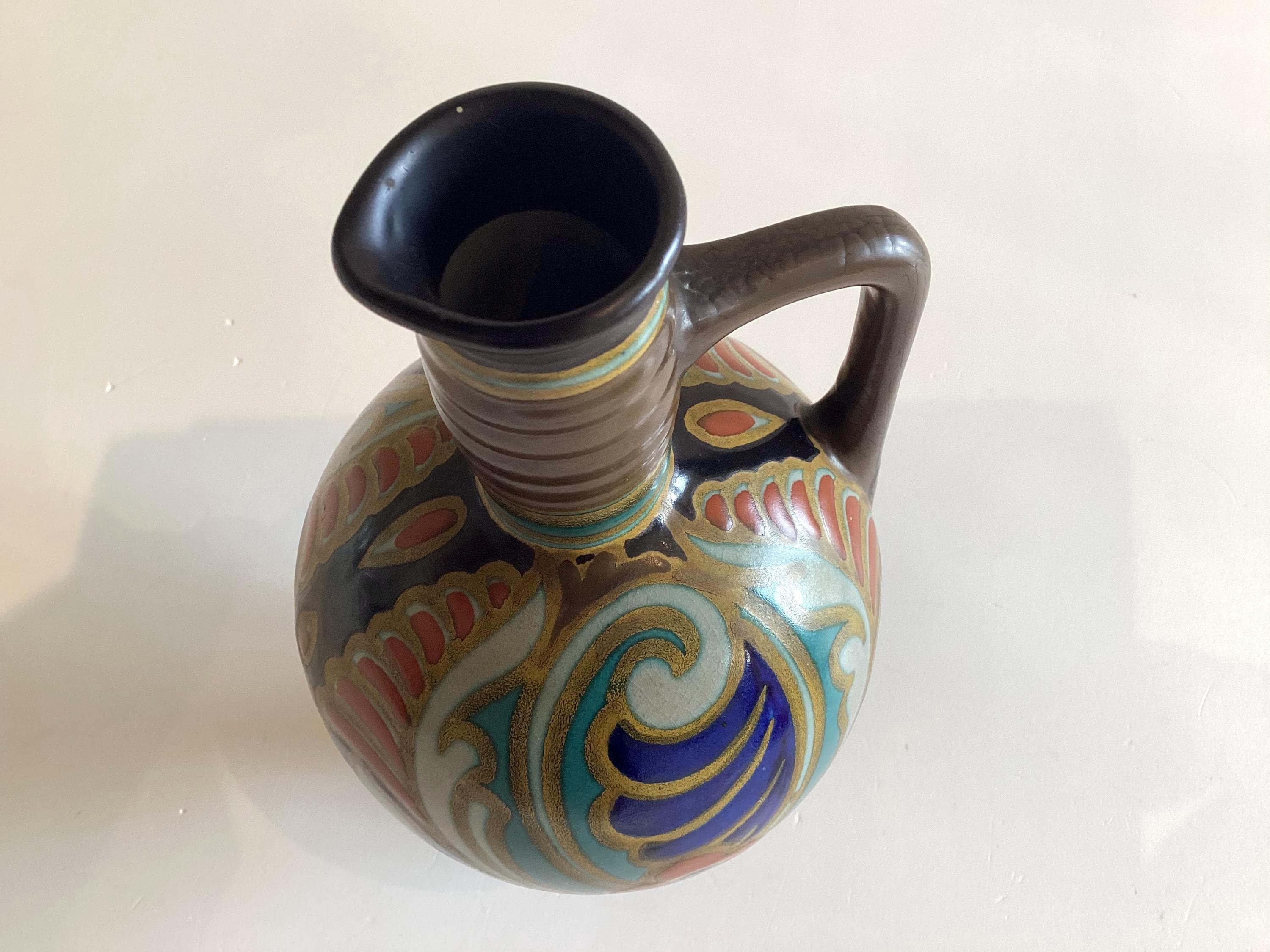 Vintage Vase | PZH Gouda Art Deco 1920s Dutch Pottery — photo 8 of 11