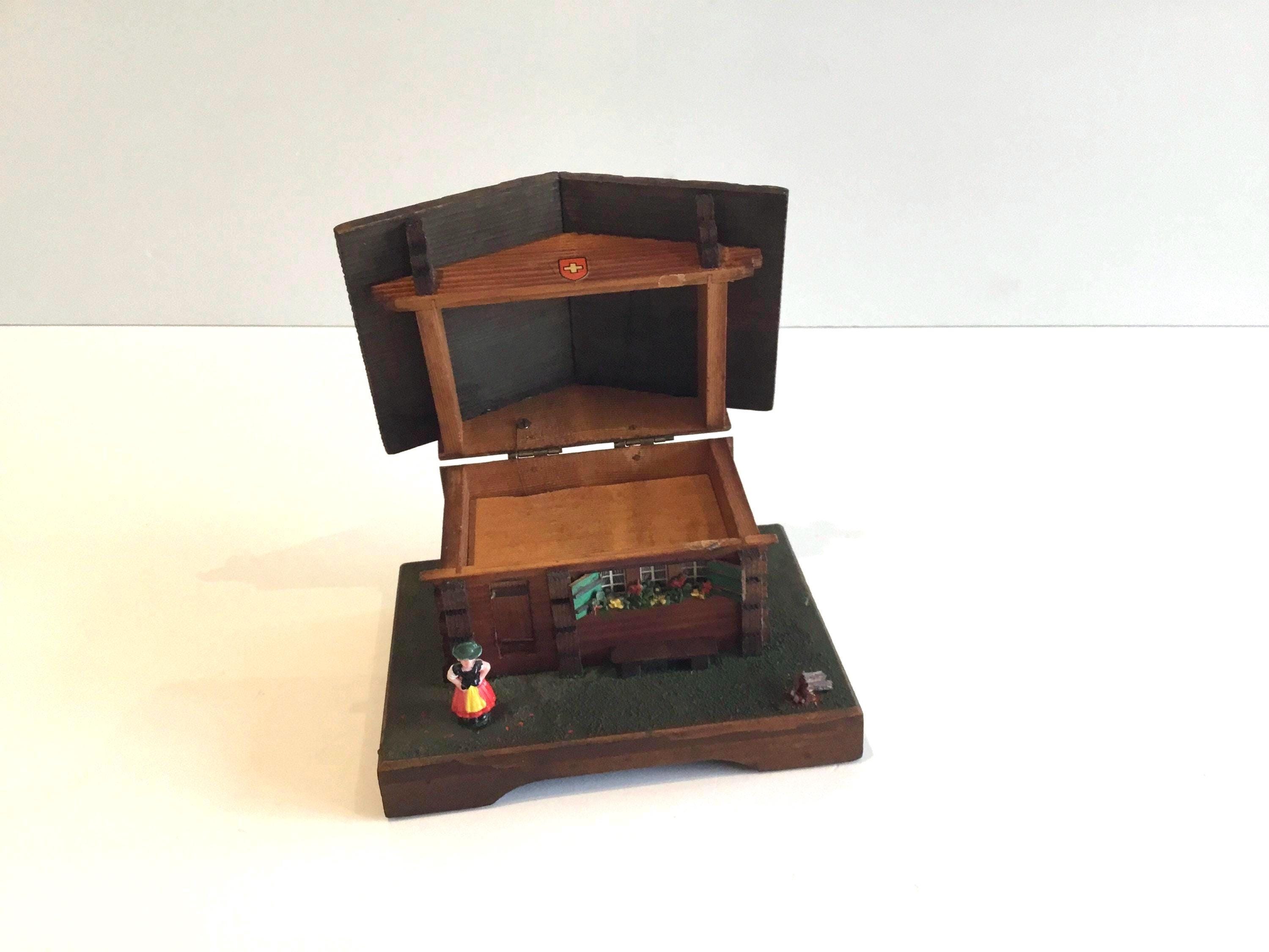 Music Box Cigarette Case (1930s) Jewellery Holder Original Thorens Movement Made In Switzerland — photo 3 of 10