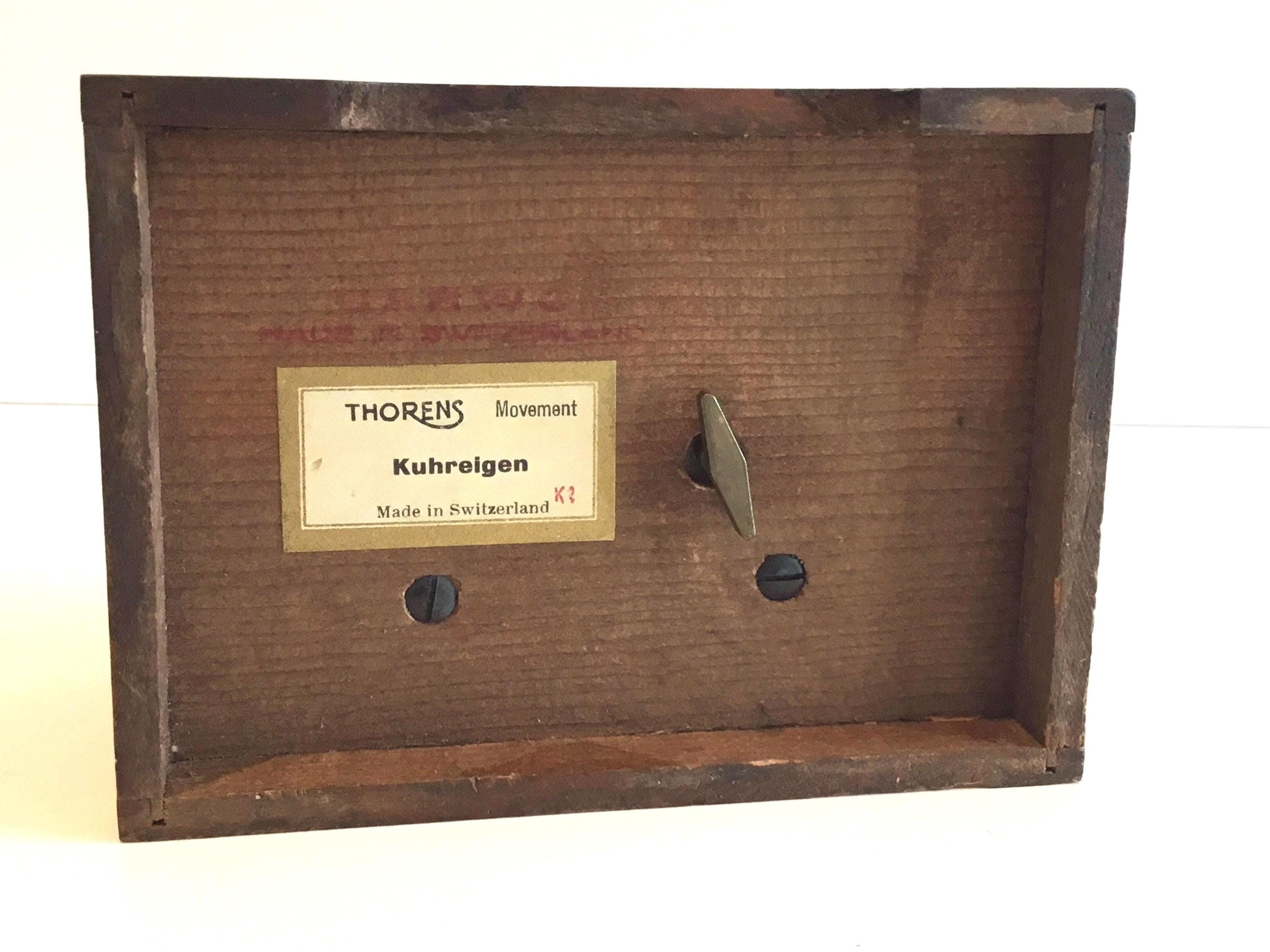 Music Box Cigarette Case (1930s) Jewellery Holder Original Thorens Movement Made In Switzerland — photo 9 of 10