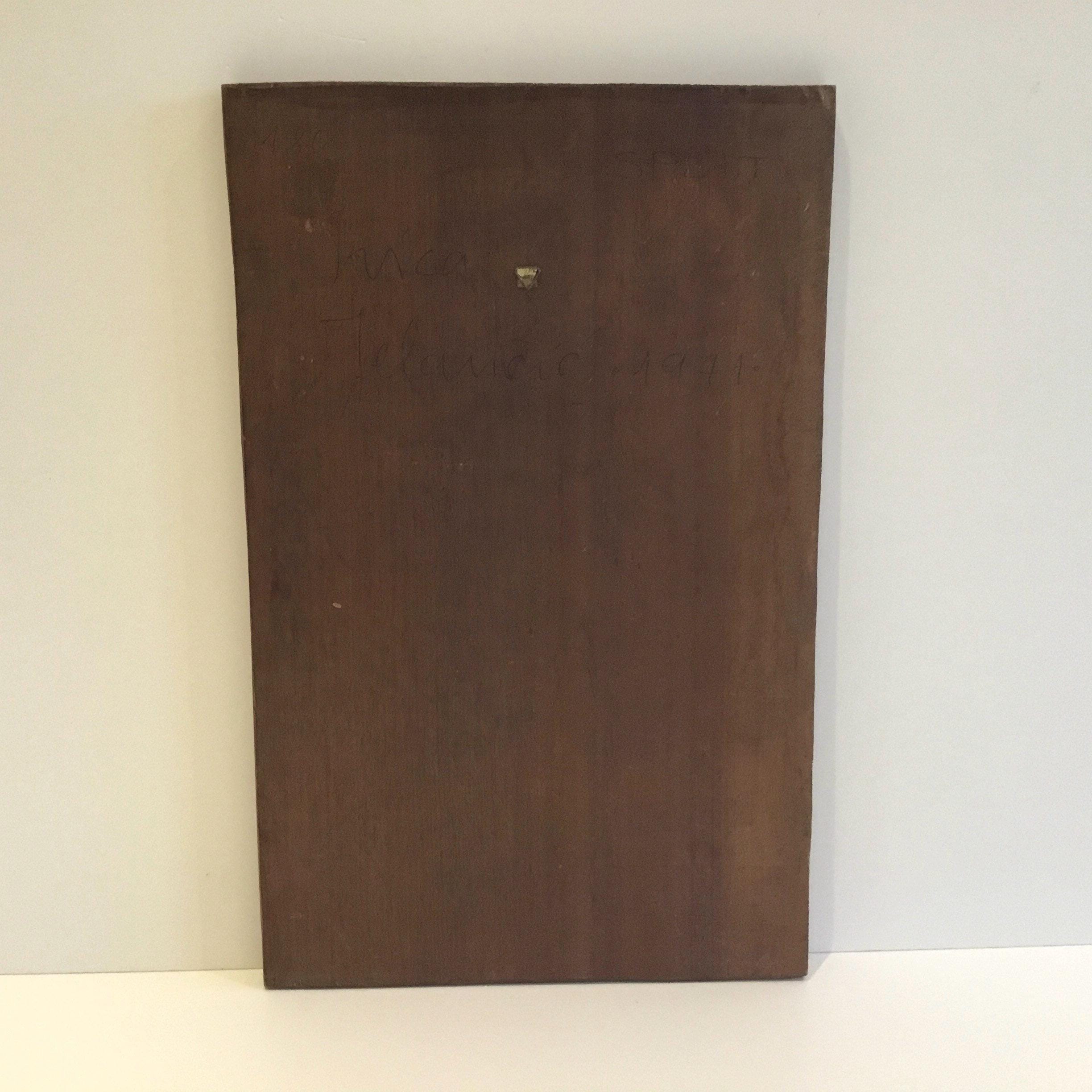 Religious Wood Bas-Relief Sculpture, Hand Carved Icon Wall Art (1971) — photo 7 of 9