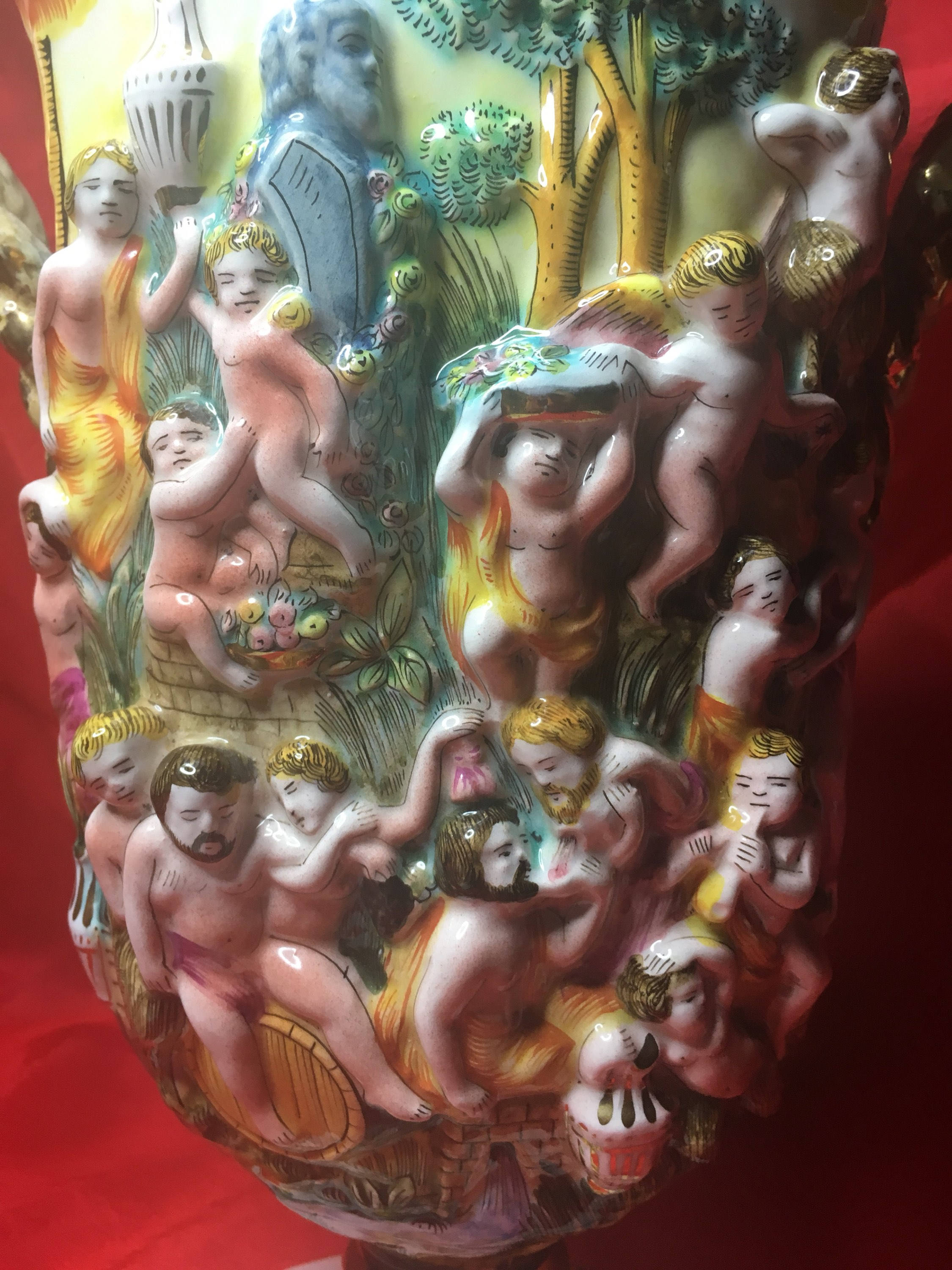 Porcelain Vase Alfredo Ciulli (1920s) Made in Italy — photo 4 of 10