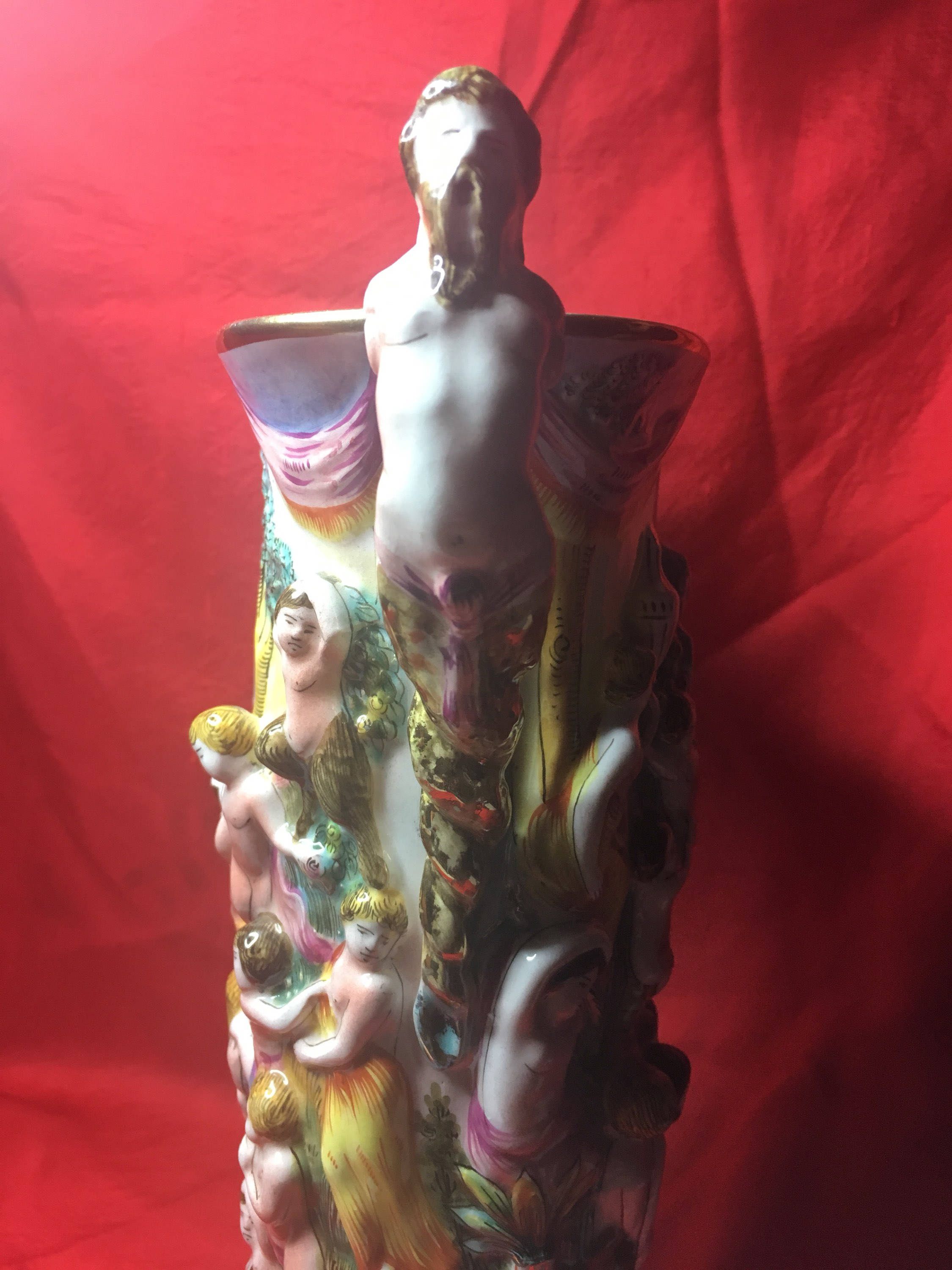 Porcelain Vase Alfredo Ciulli (1920s) Made in Italy — photo 10 of 10