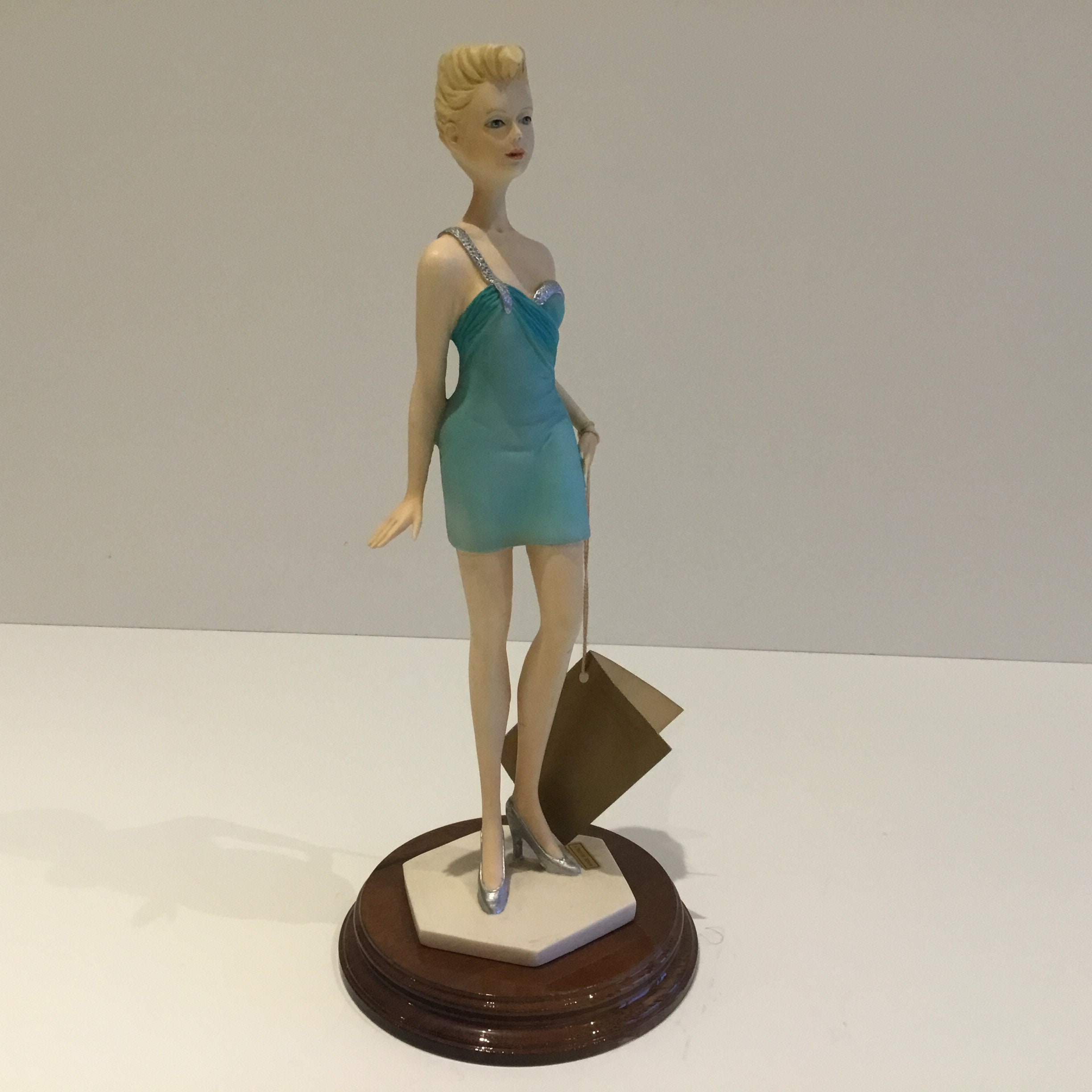 Vintage Italian Sculpture | Capodimonte Style 1980s Limited Edition, Hand Painted Polystone — photo 4 of 10
